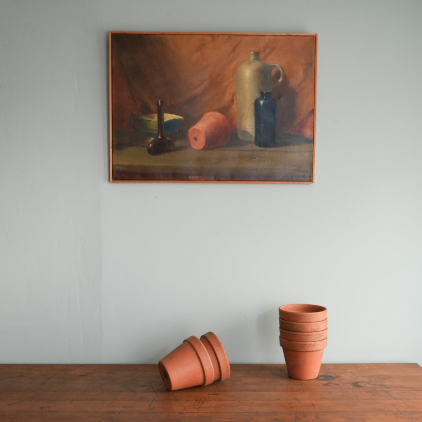 Still Life with Terracotta Pot / R. Boiten, (1978)
