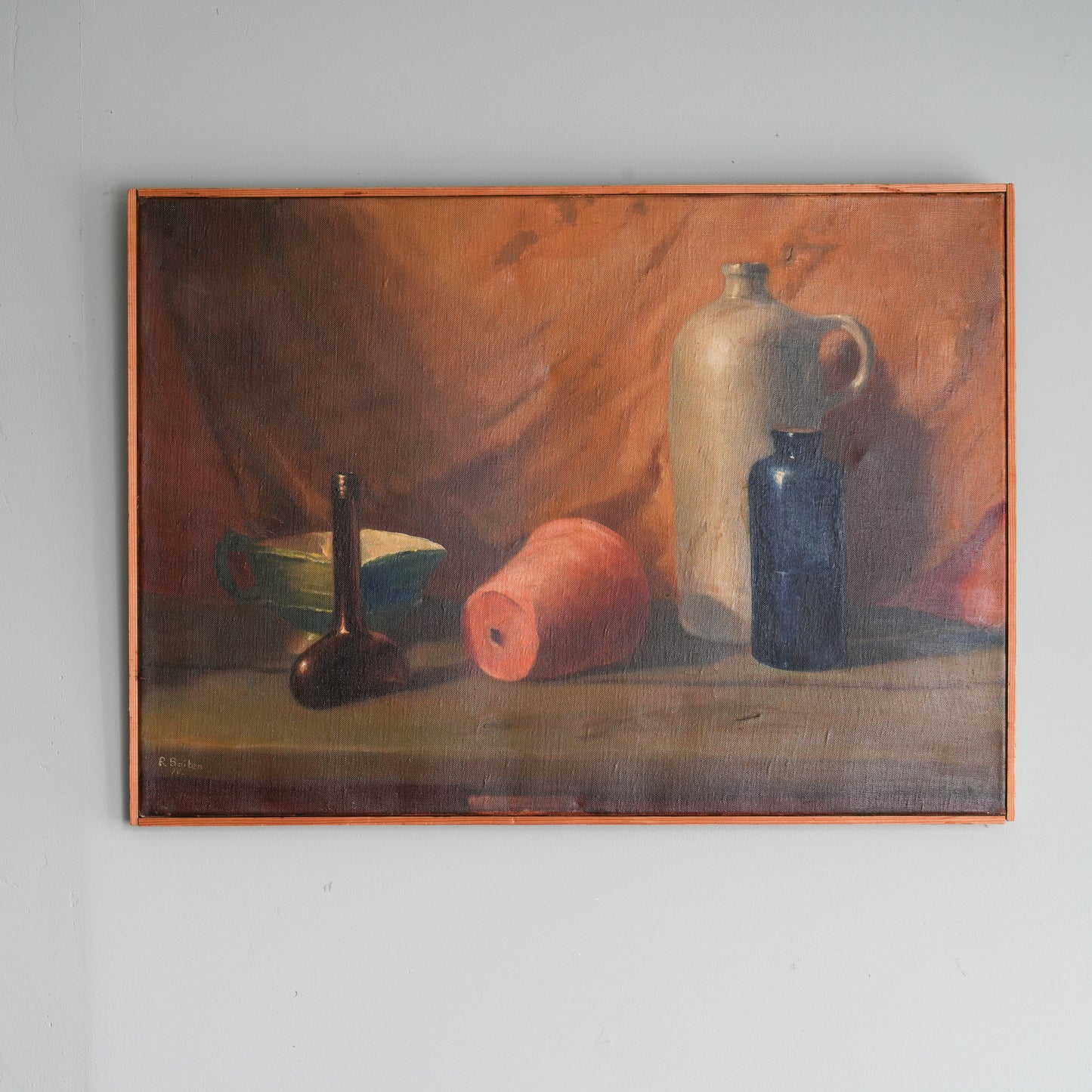 Still Life with Terracotta Pot / R. Boiten, (1978)