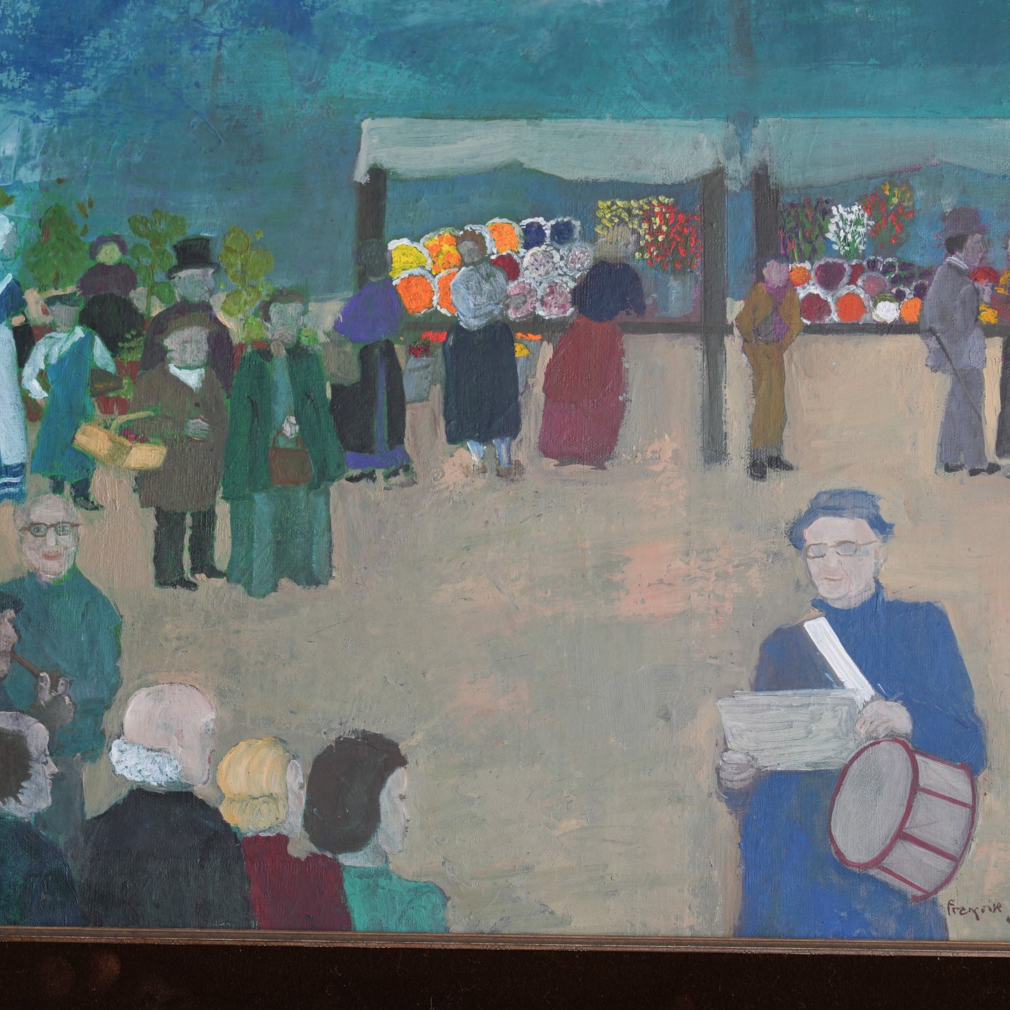 La Préparation de la Vente / Françoise Gérard, (Belgium, 1945)