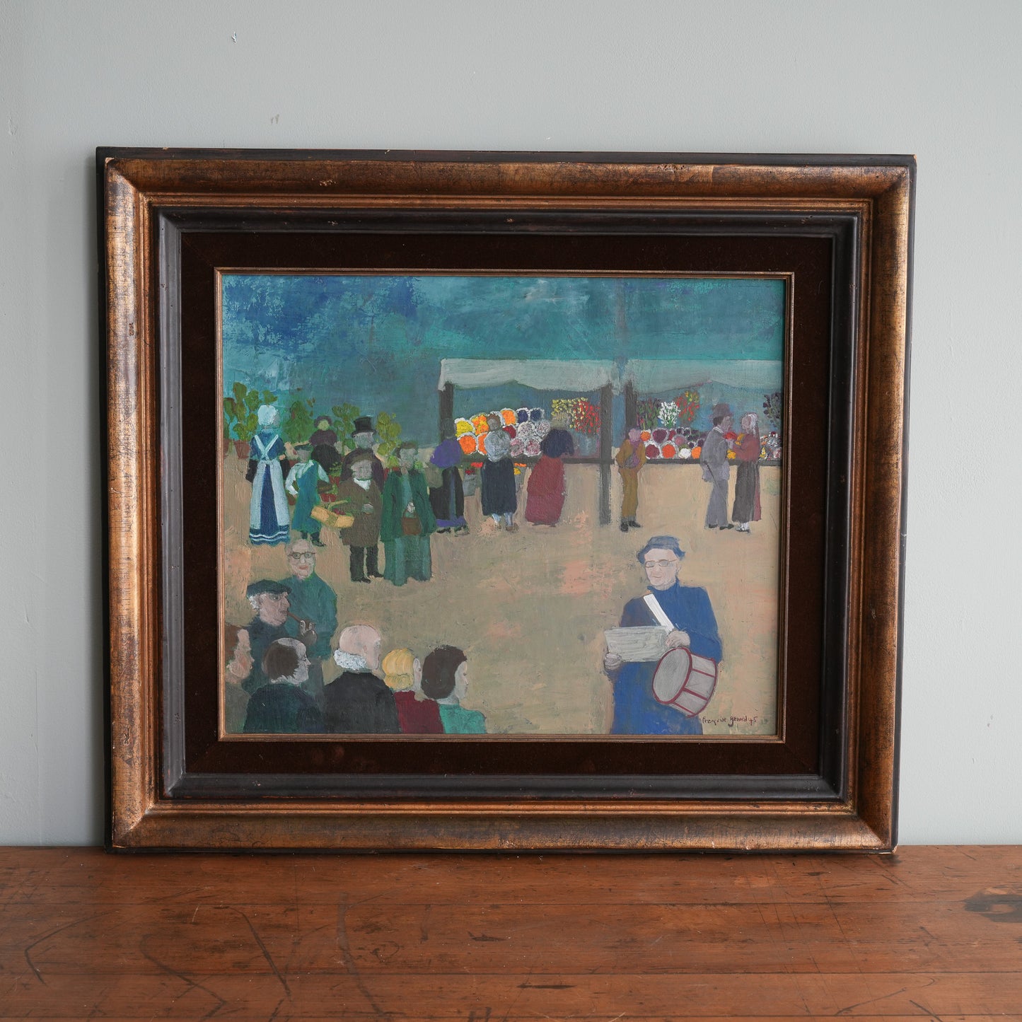 La Préparation de la Vente / Françoise Gérard, (Belgium, 1945)