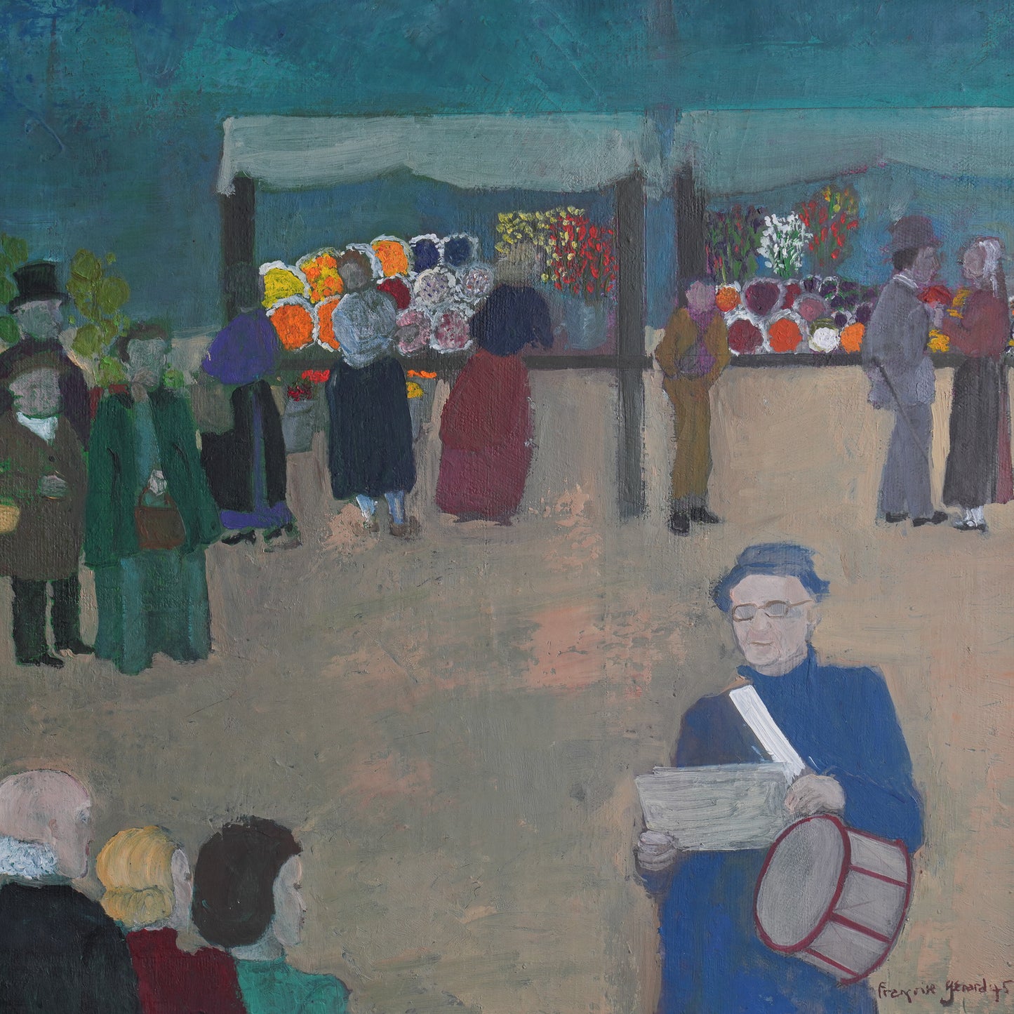 La Préparation de la Vente / Françoise Gérard, (Belgium, 1945)