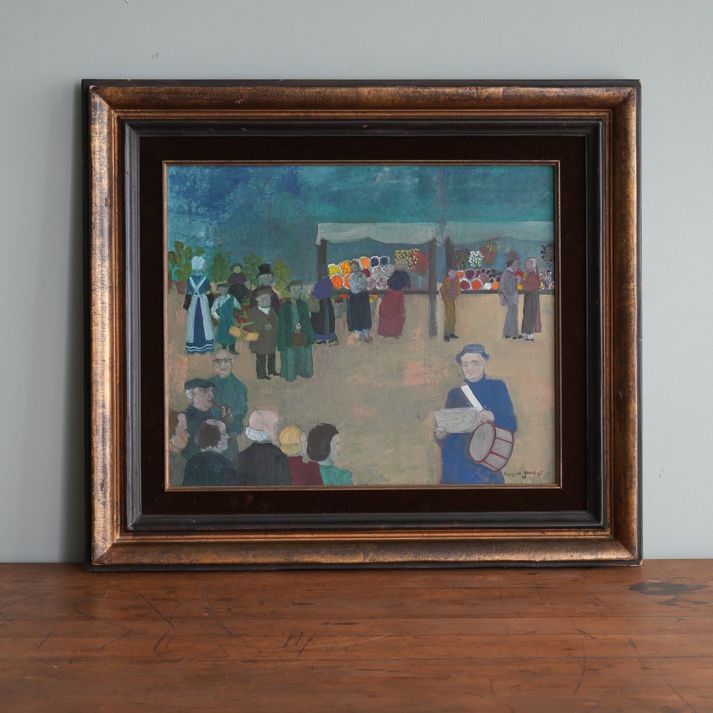 La Préparation de la Vente / Françoise Gérard, (Belgium, 1945)