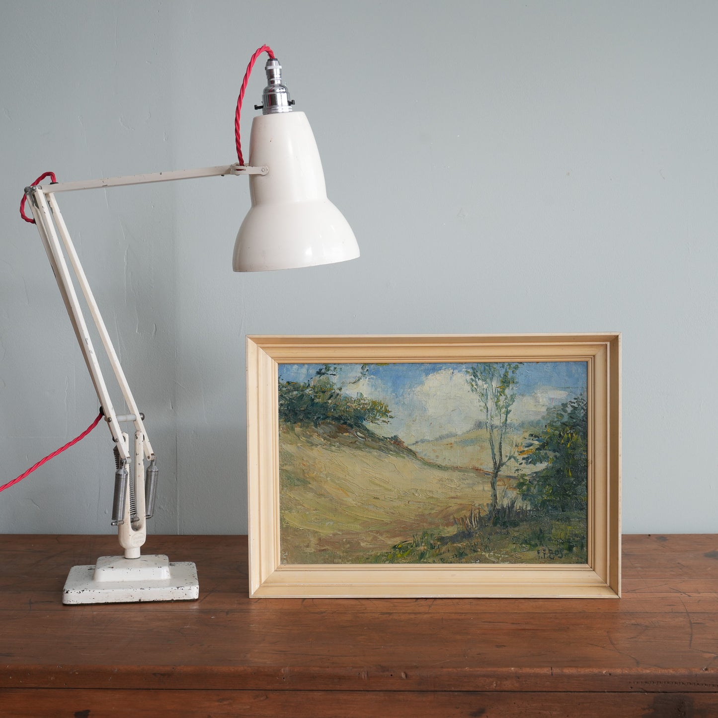 Landscape with Lone Tree / F.F. Bos, (c. Early-to-Mid 20th Century)
