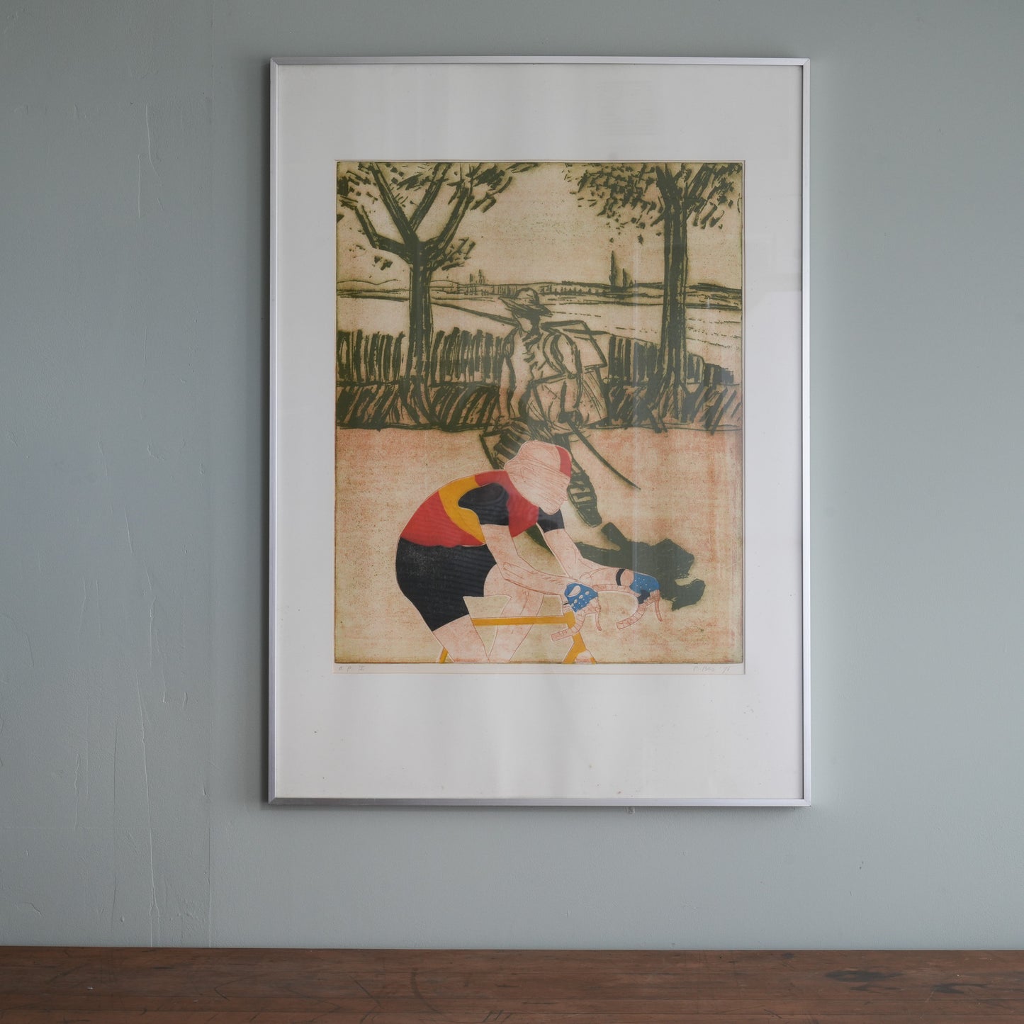 Homage to the Painter on the Road / Peter Bes, (1976)