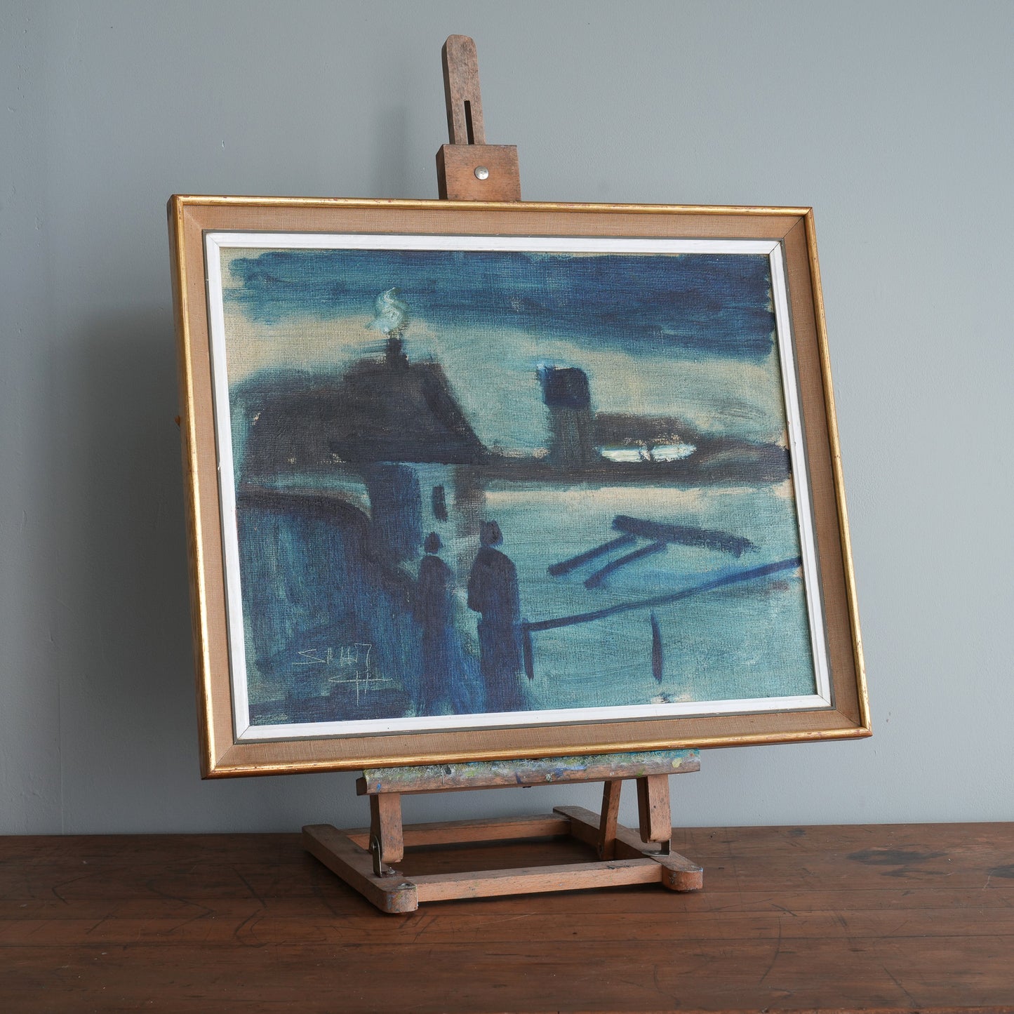 Blue Nocturne / Svend Aage Tauscher (1911-1984), (1967)