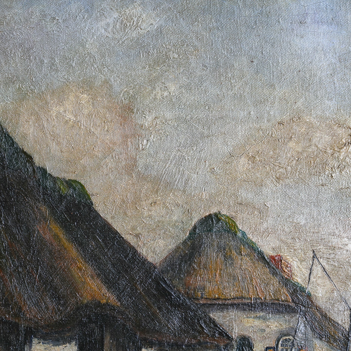 Village Landscape / K Reynders (Mid 20th Century)