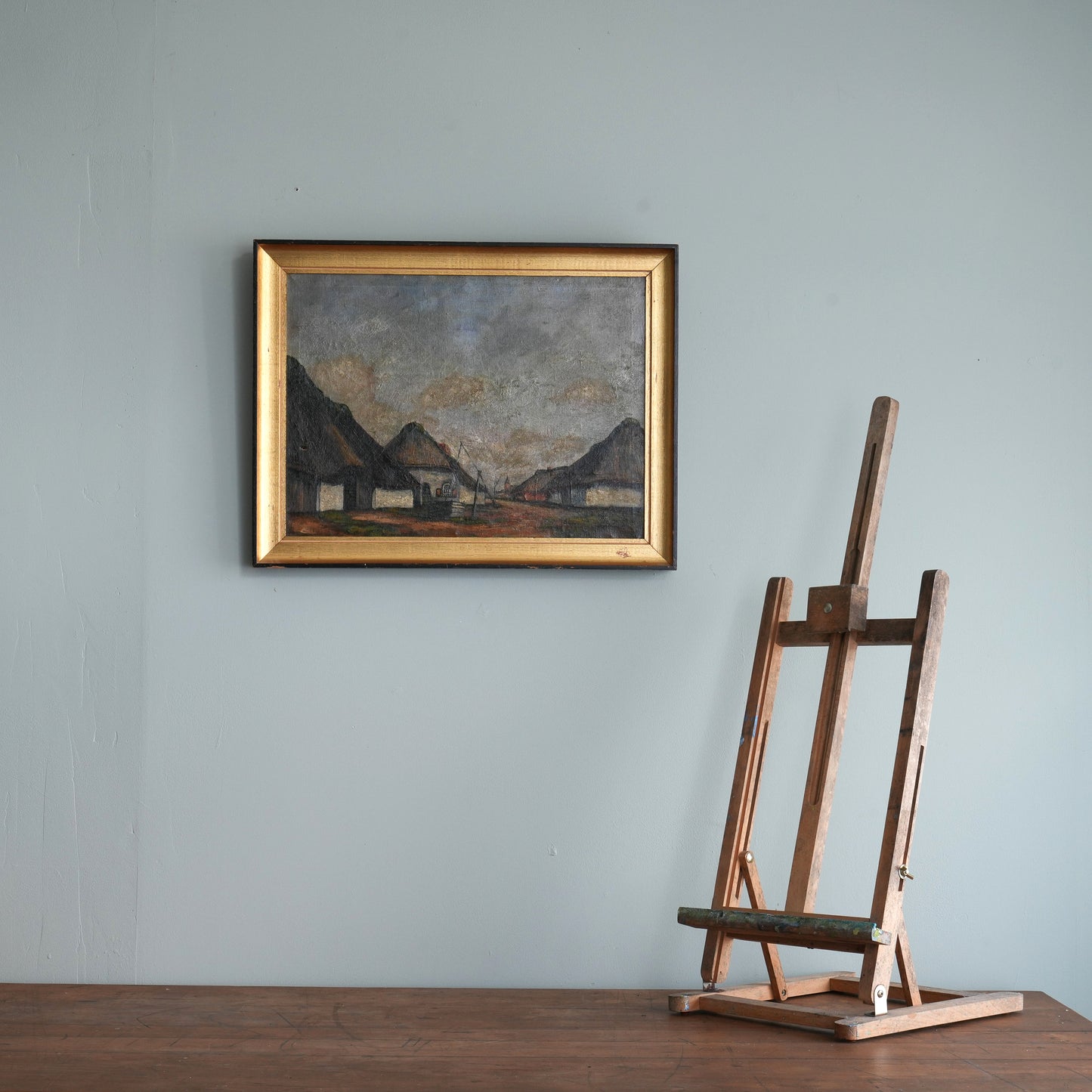 Village Landscape / K Reynders (Mid 20th Century)