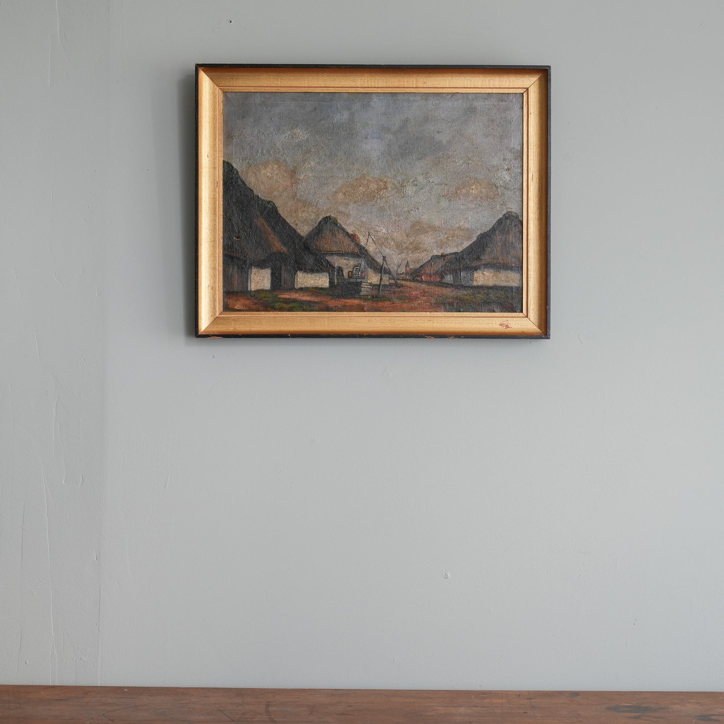 Village Landscape / K Reynders (Mid 20th Century)
