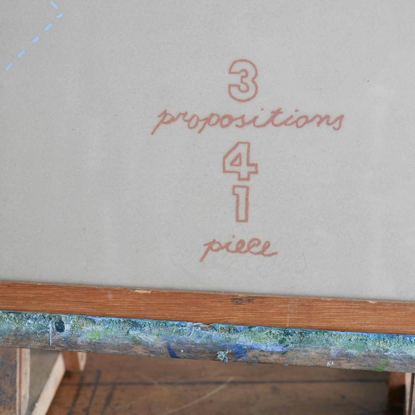 3 Propositions / Mark Brusse, (1969)