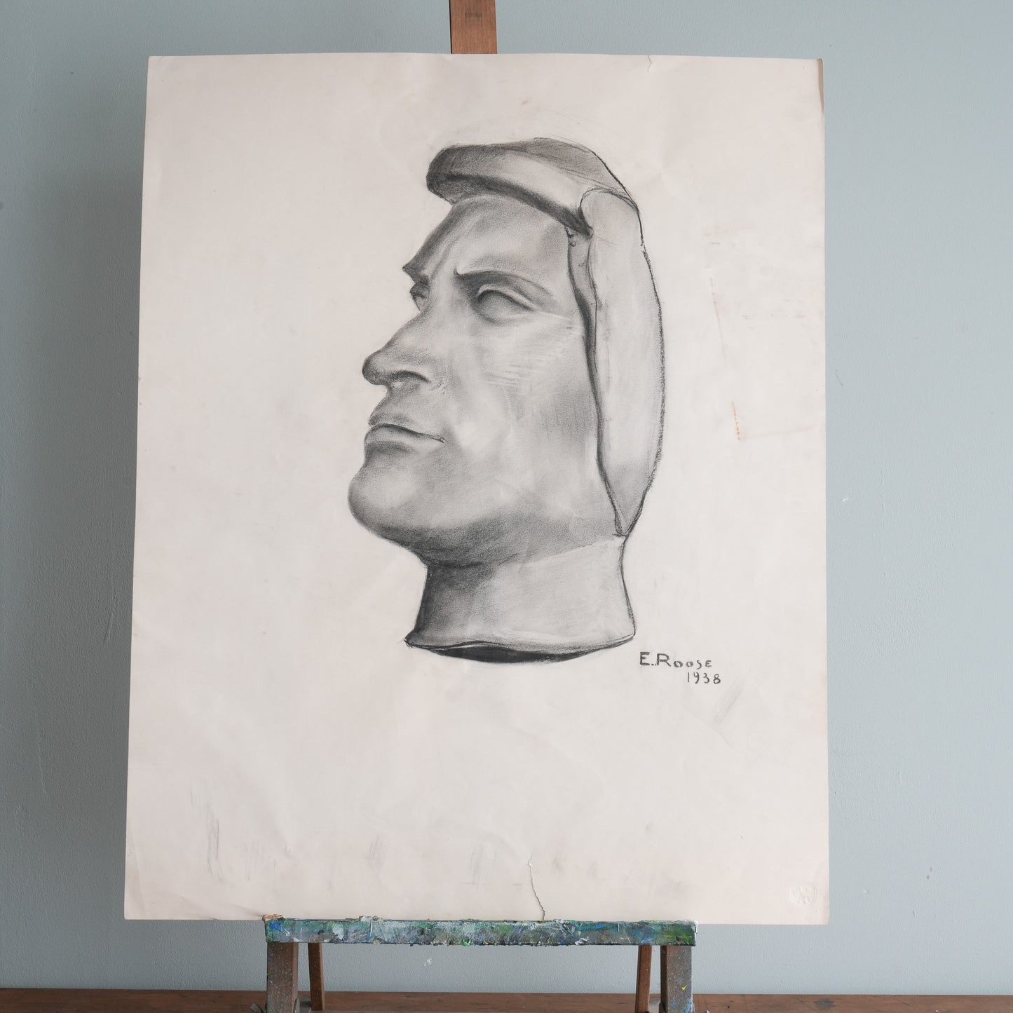 A Pencil Study of a Classical Bust | Ernest Roose (Belgian 1887-1965 )