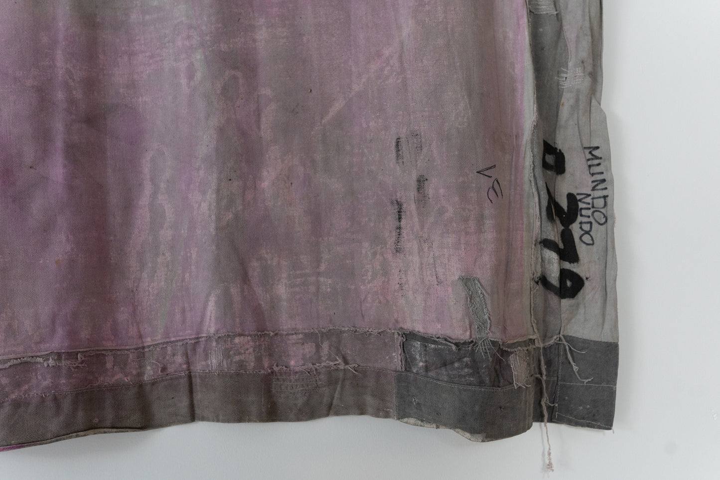 1960s German Hand Painted Cinema Banner - Mondo Nudo - Nackte Welt