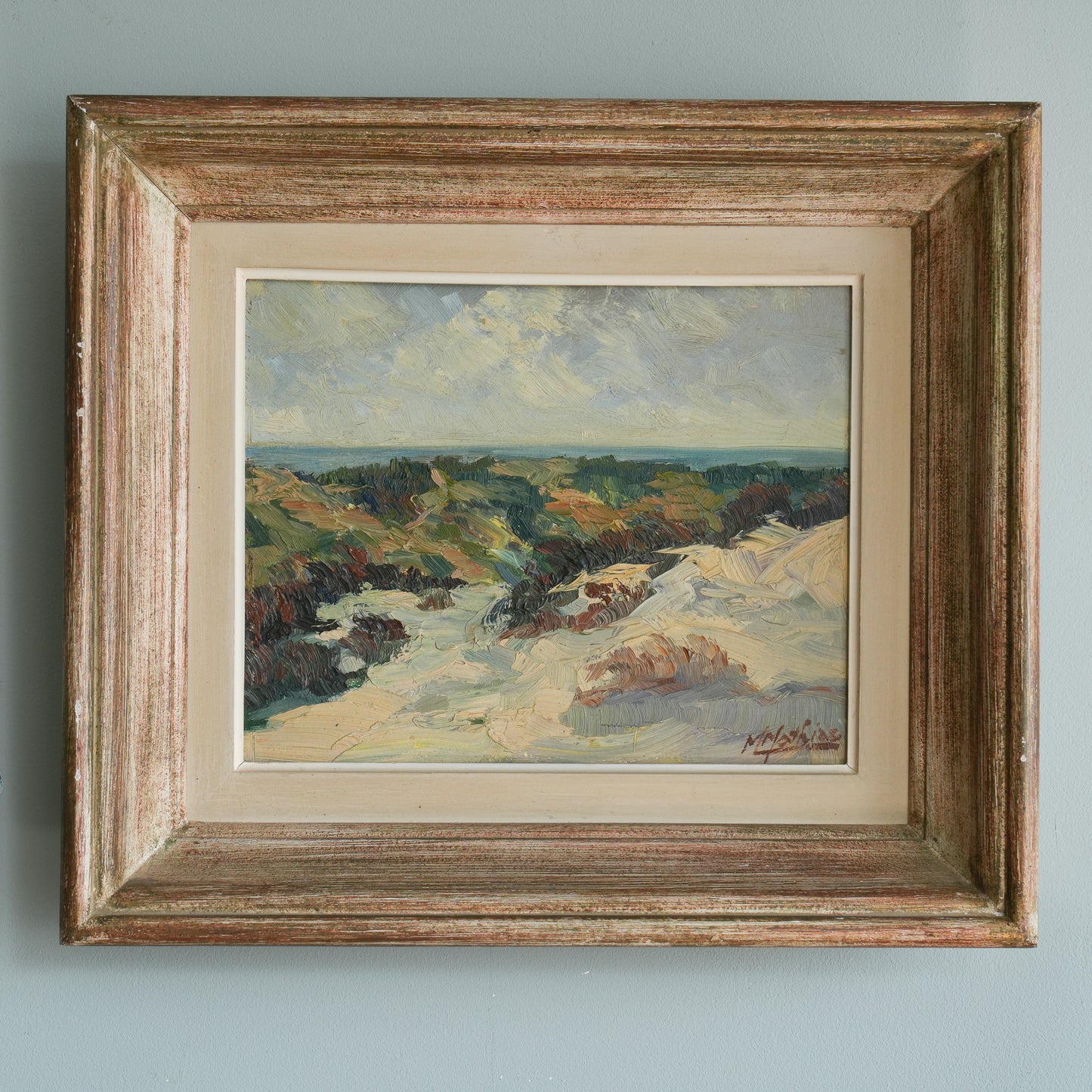 Dunes by the Sea / Maurice Mathias (1912-2006), (c. Mid-20th Century)