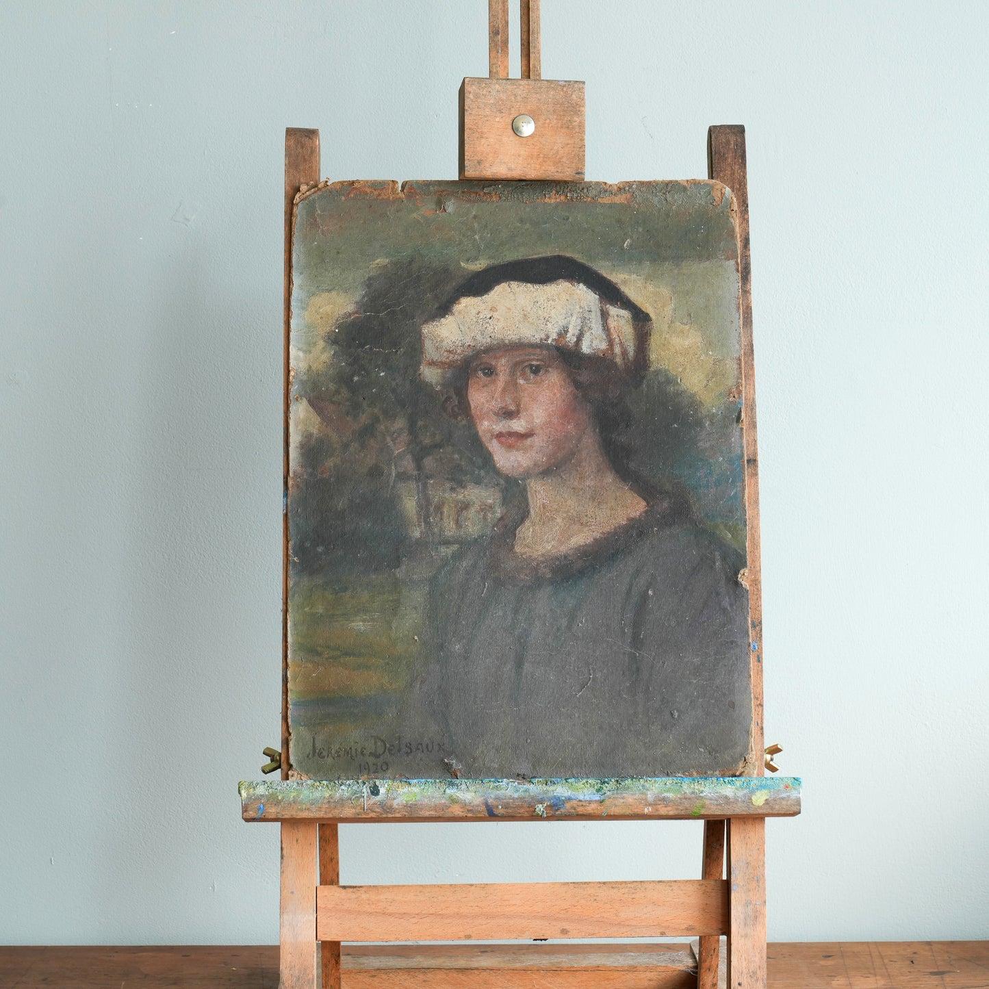 Jeremie Delsaux Portrait Oil