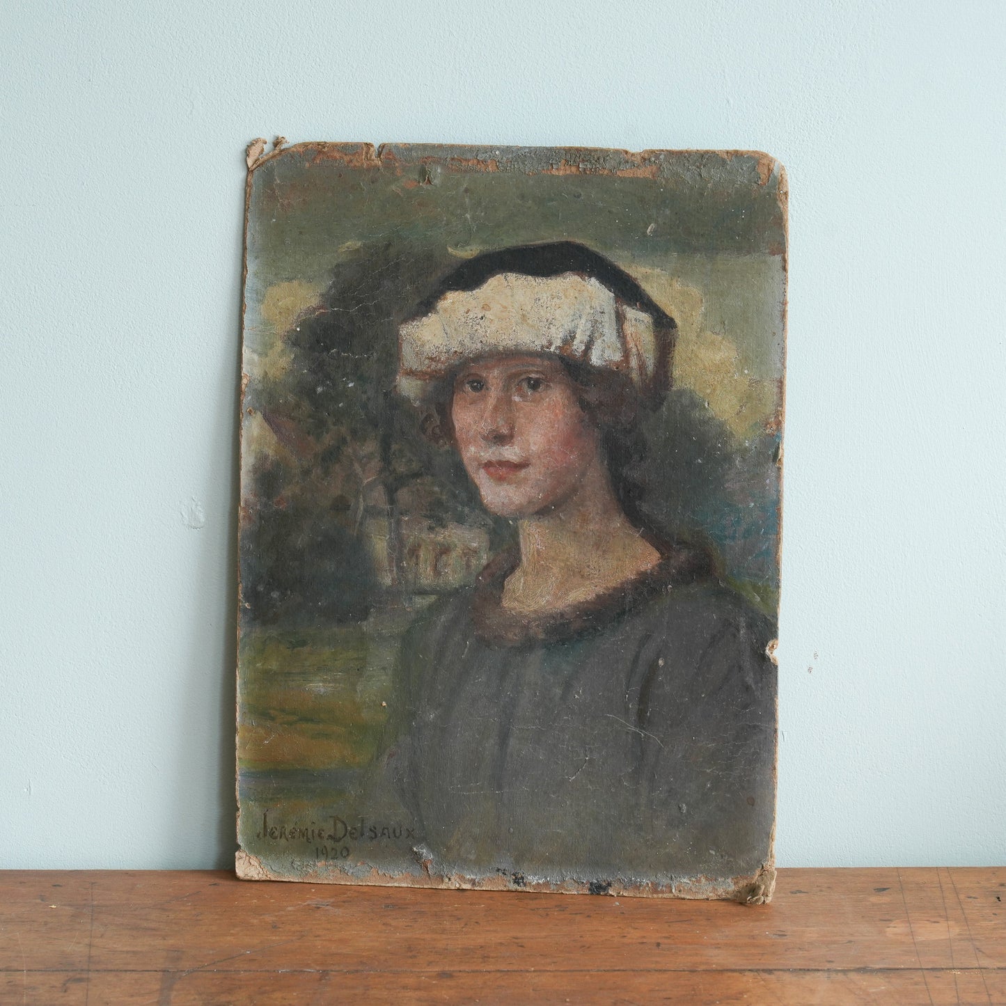 Jeremie Delsaux Portrait Oil
