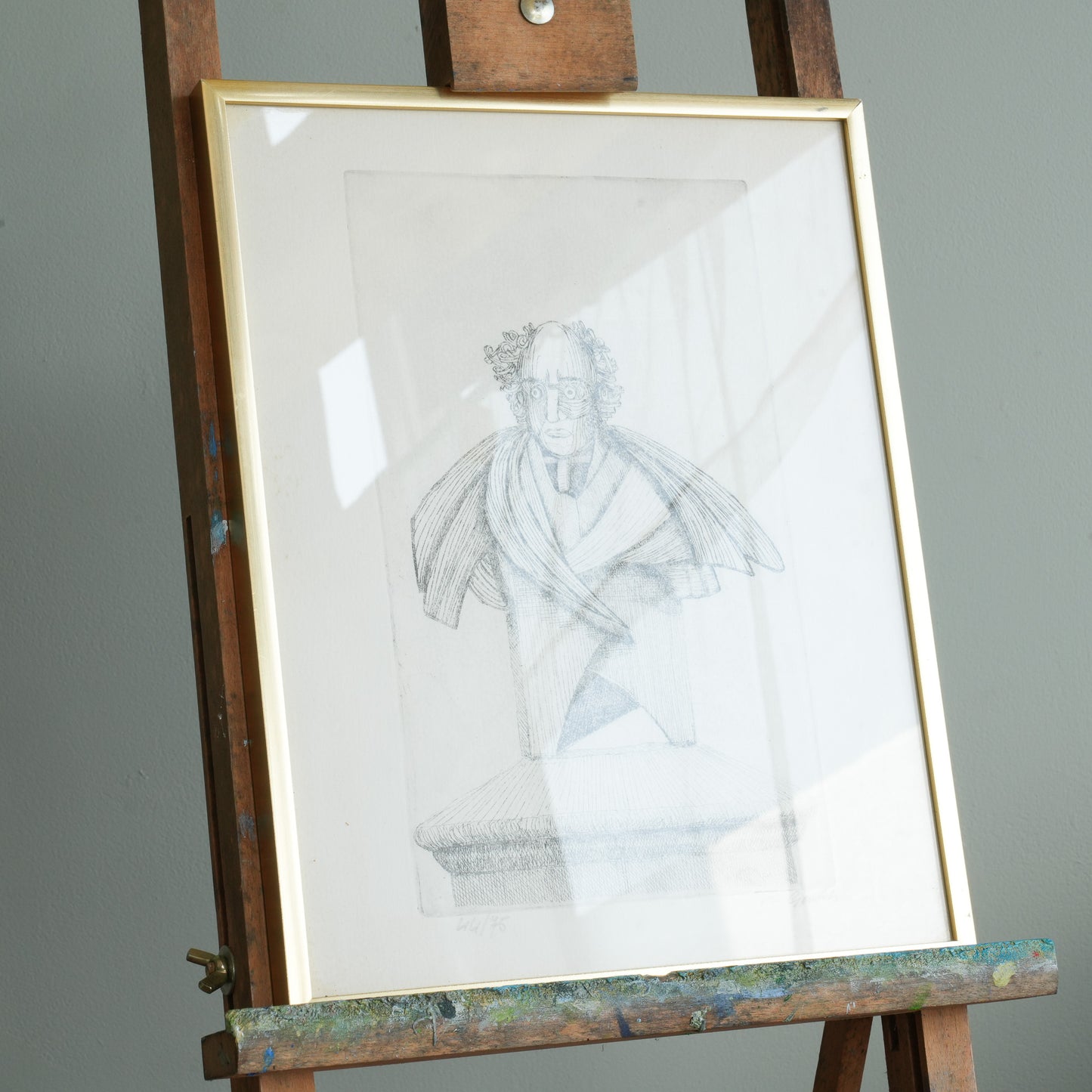 Neo-Surrealist Machine In Suit Etching / Vic Gentils (English/Belgian), 1919-1997)