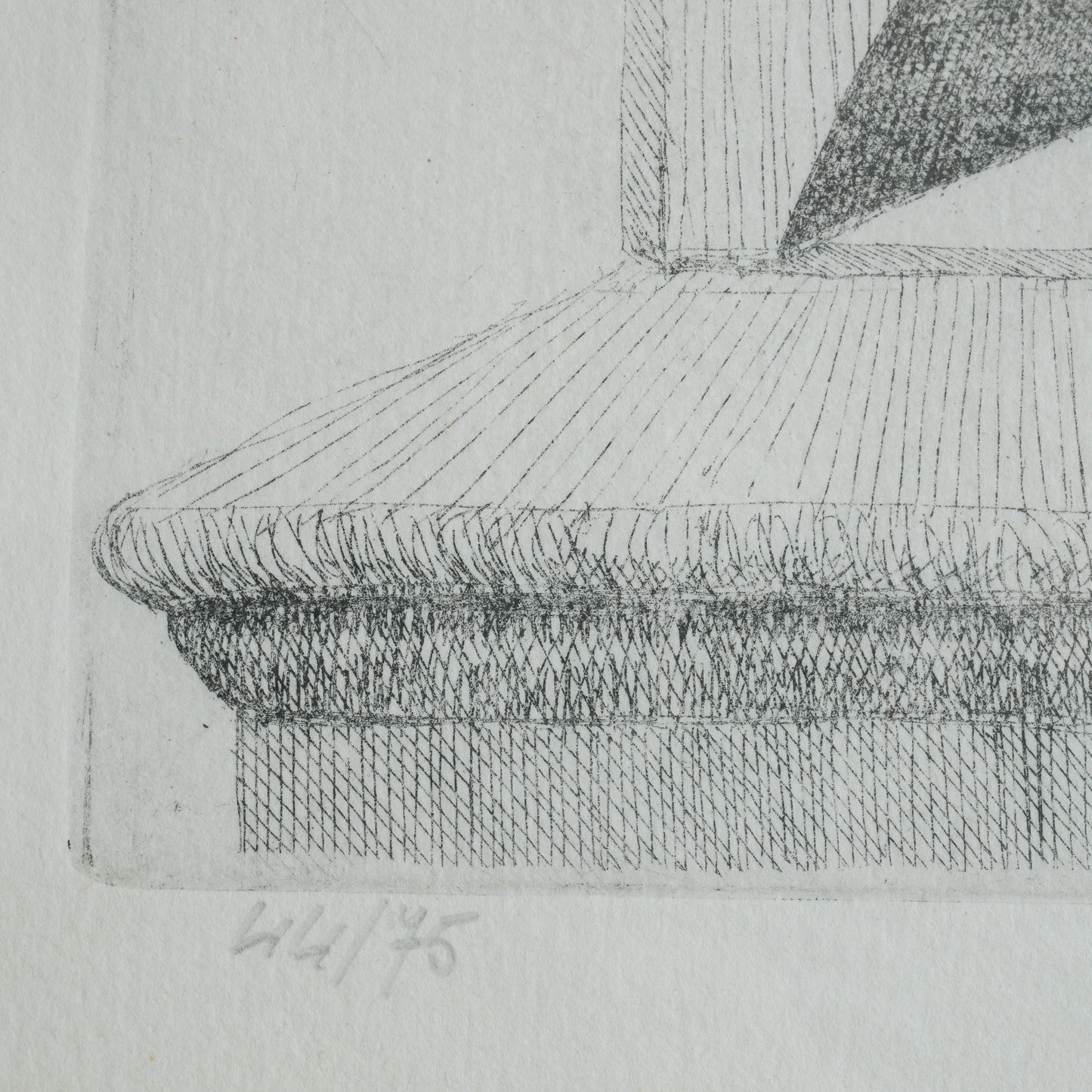 Neo-Surrealist Machine In Suit Etching / Vic Gentils (English/Belgian), 1919-1997)