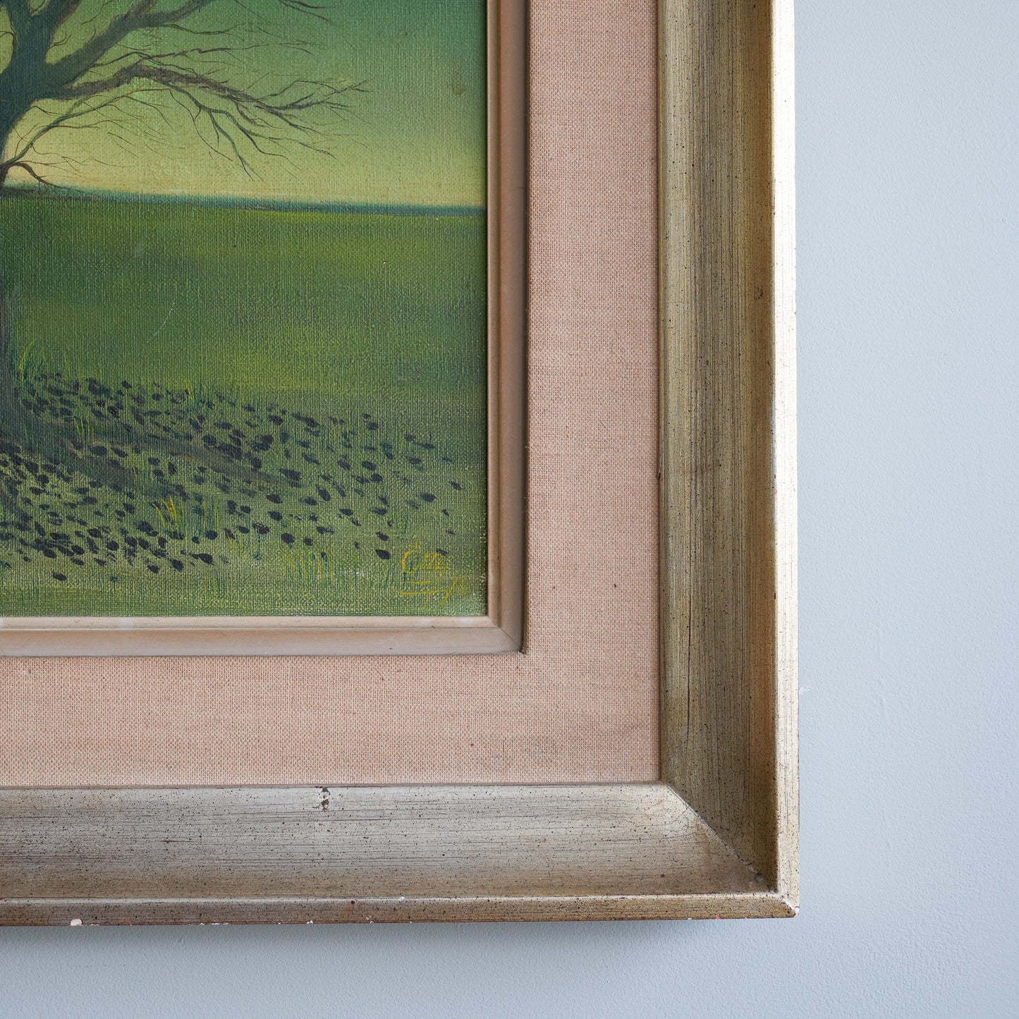 Solitary Tree / Dutch School (Indistinctly Signed), (c. 1960s-1970s)