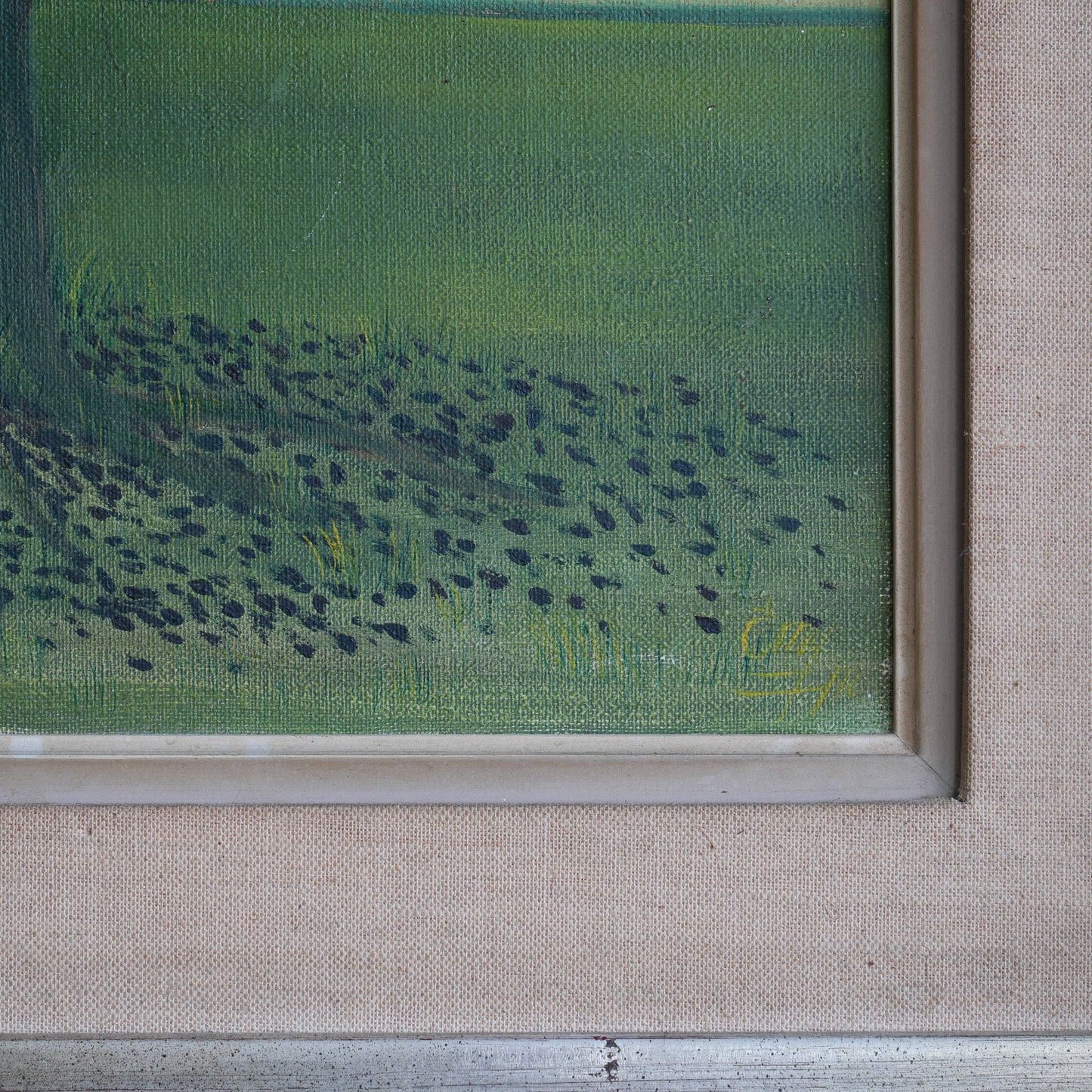 Solitary Tree / Dutch School (Indistinctly Signed), (c. 1960s-1970s)