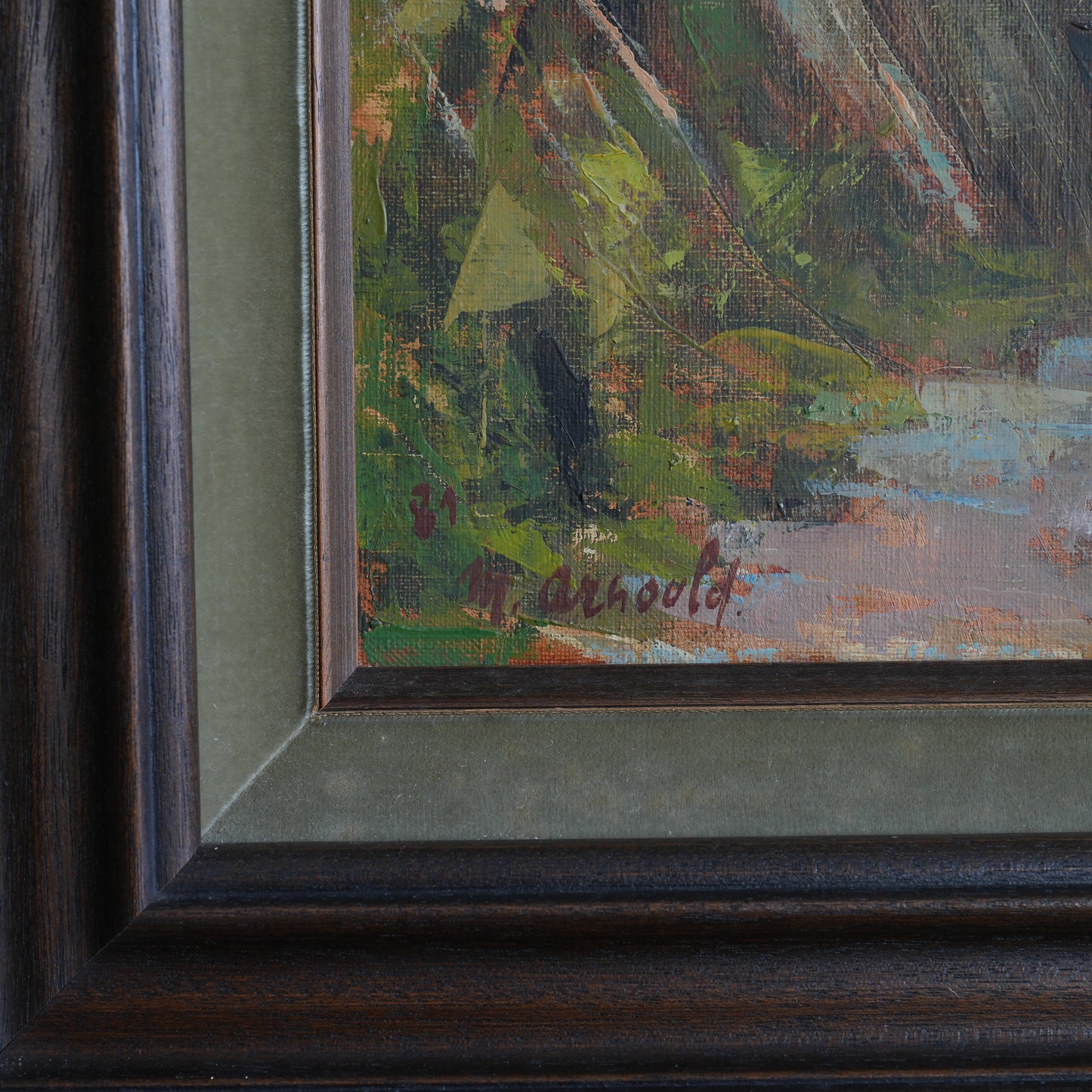 Sunlit Country Lane / Arnould (Initials Indistinct), (1981)