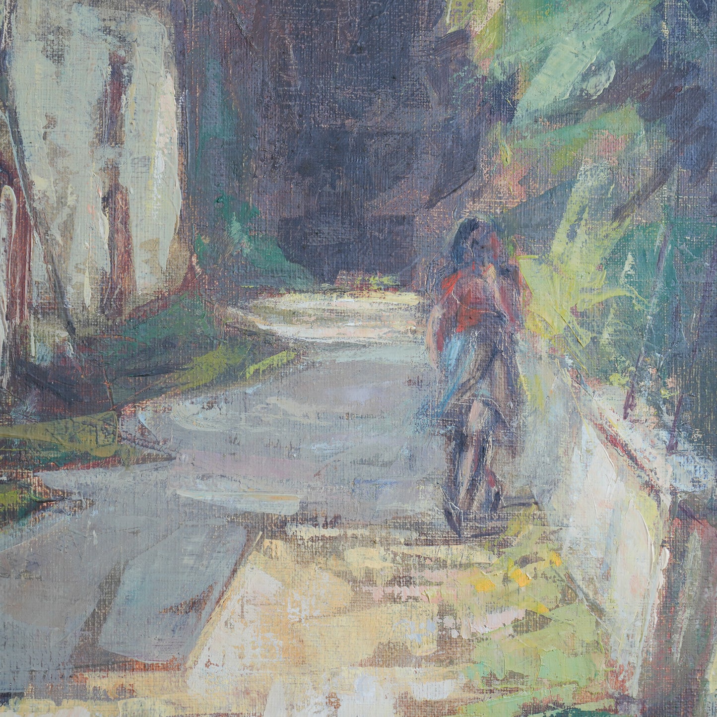 Sunlit Country Lane / Arnould (Initials Indistinct), (1981)