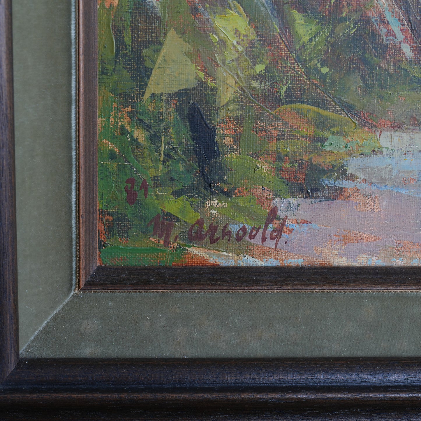 Sunlit Country Lane / Arnould (Initials Indistinct), (1981)