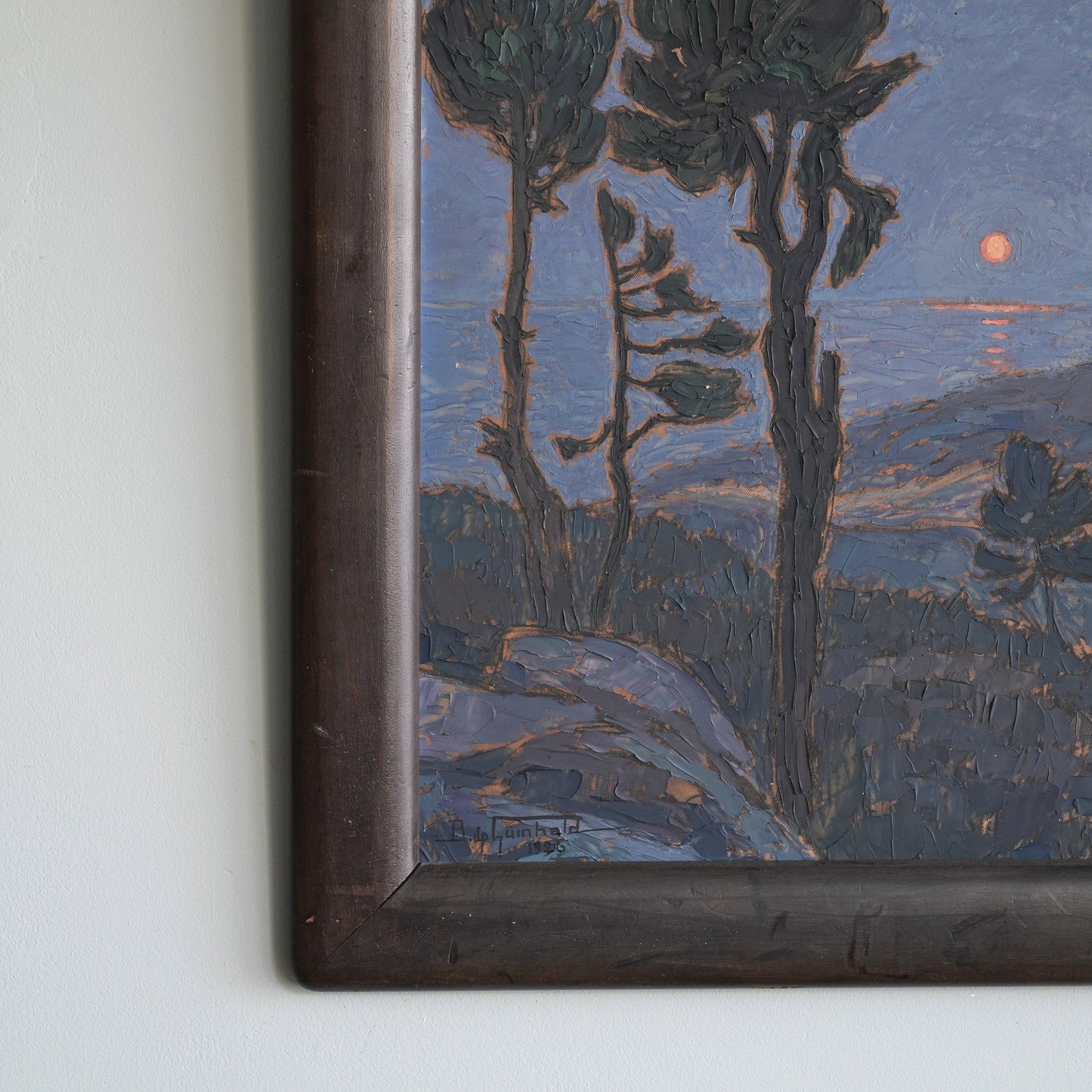 Lever de Lune A La Turbie (1925) | Bernard de Guinhald French | 1892 - 1979