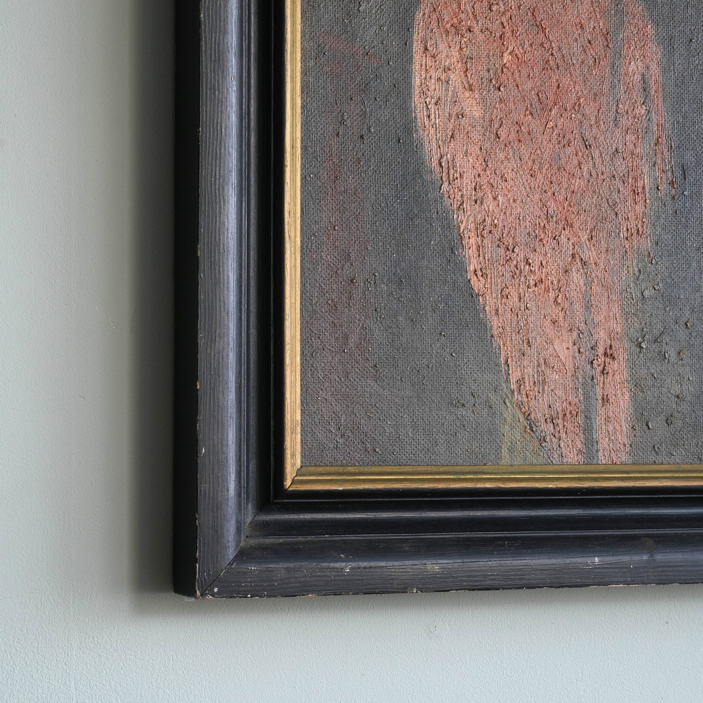 Ghostly Figure in Red (Indistinctly Signed), (c. Mid-20th Century)