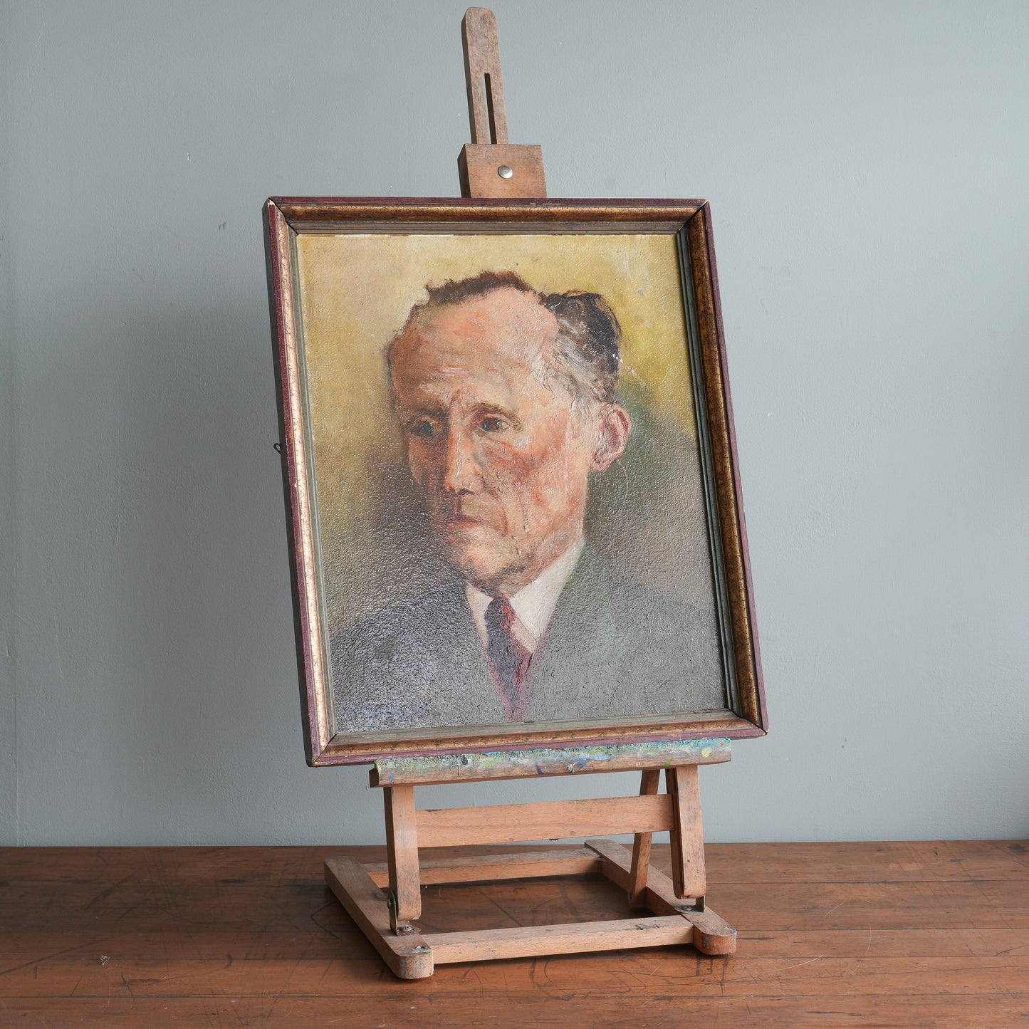 Portrait of a Gentleman in a Suit / R. Blees, (c. Mid-20th Century)