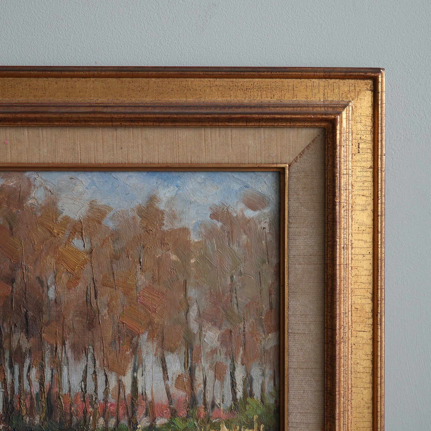 Autumn Marsh / Unknown Artist (Illegibly Signed), (Mid-20th Century)