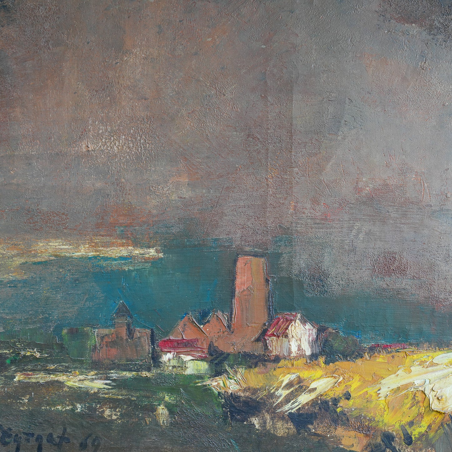 Done Lisseweghe at Dusk / Médard Siegfried Tytgat, 1969