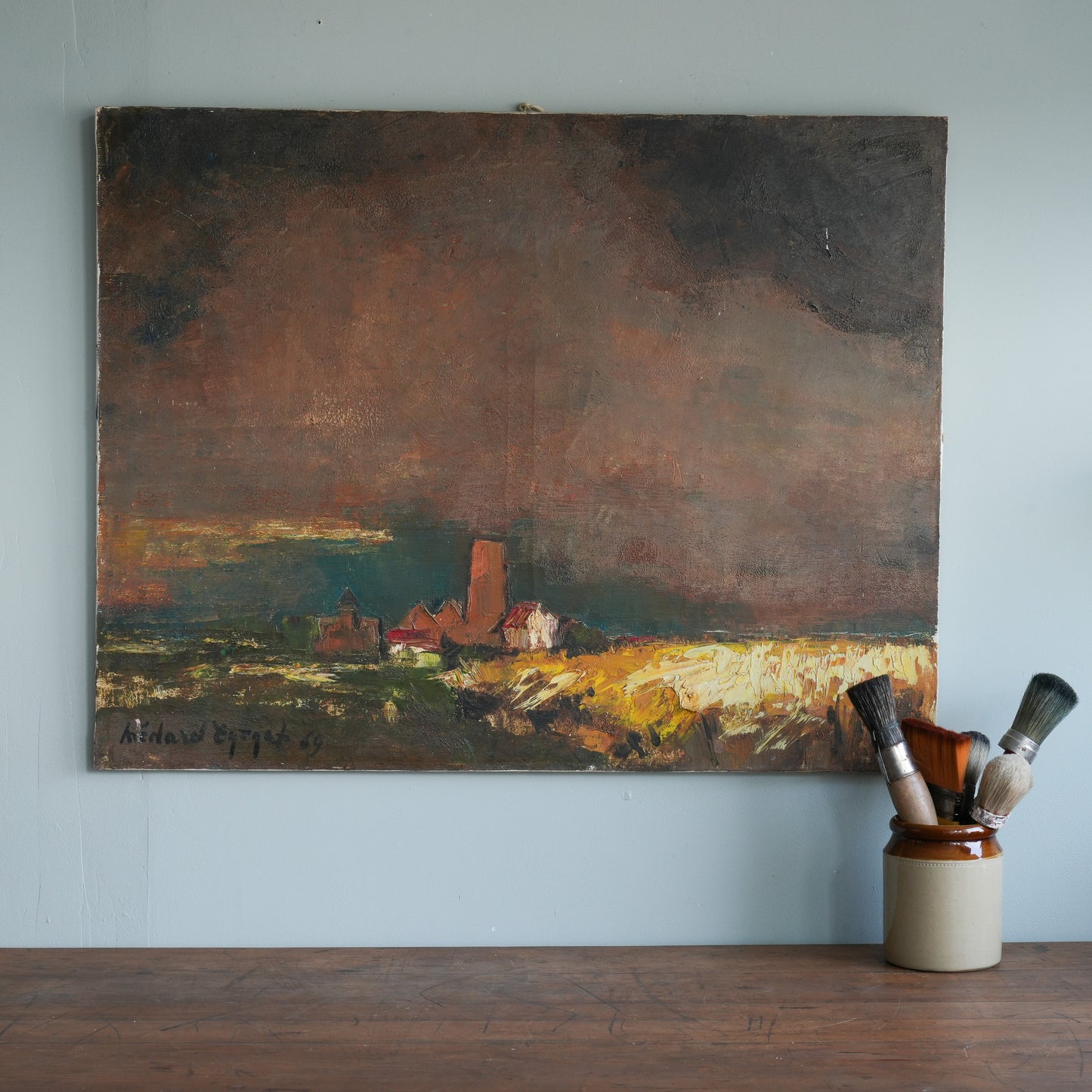 Done Lisseweghe at Dusk / Médard Siegfried Tytgat, 1969