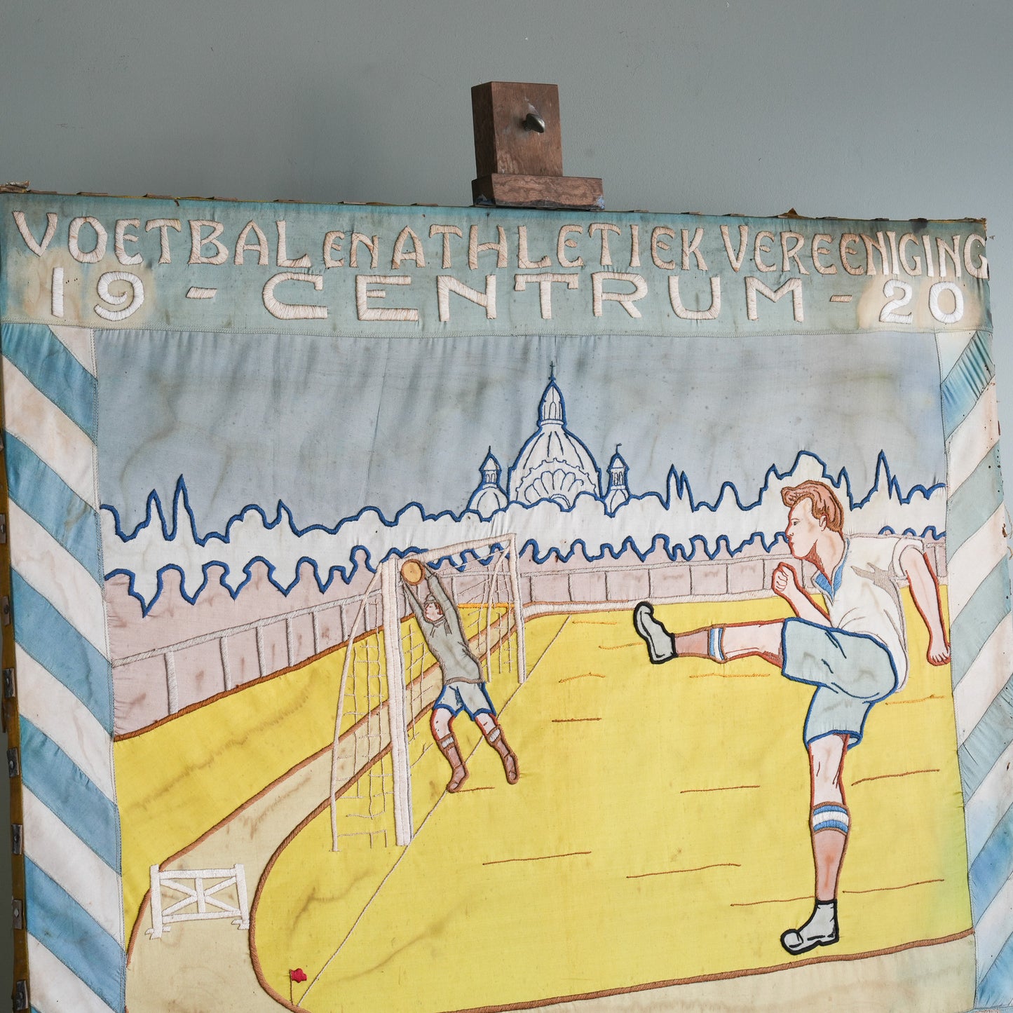 Centrum Football Banner Flag / A. Coen-Soyez, Antwerp (c. 1920)