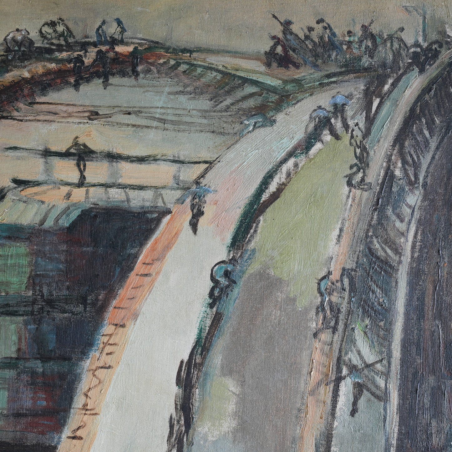 Pont en Construction / Fernand Thon, (1957-1958)