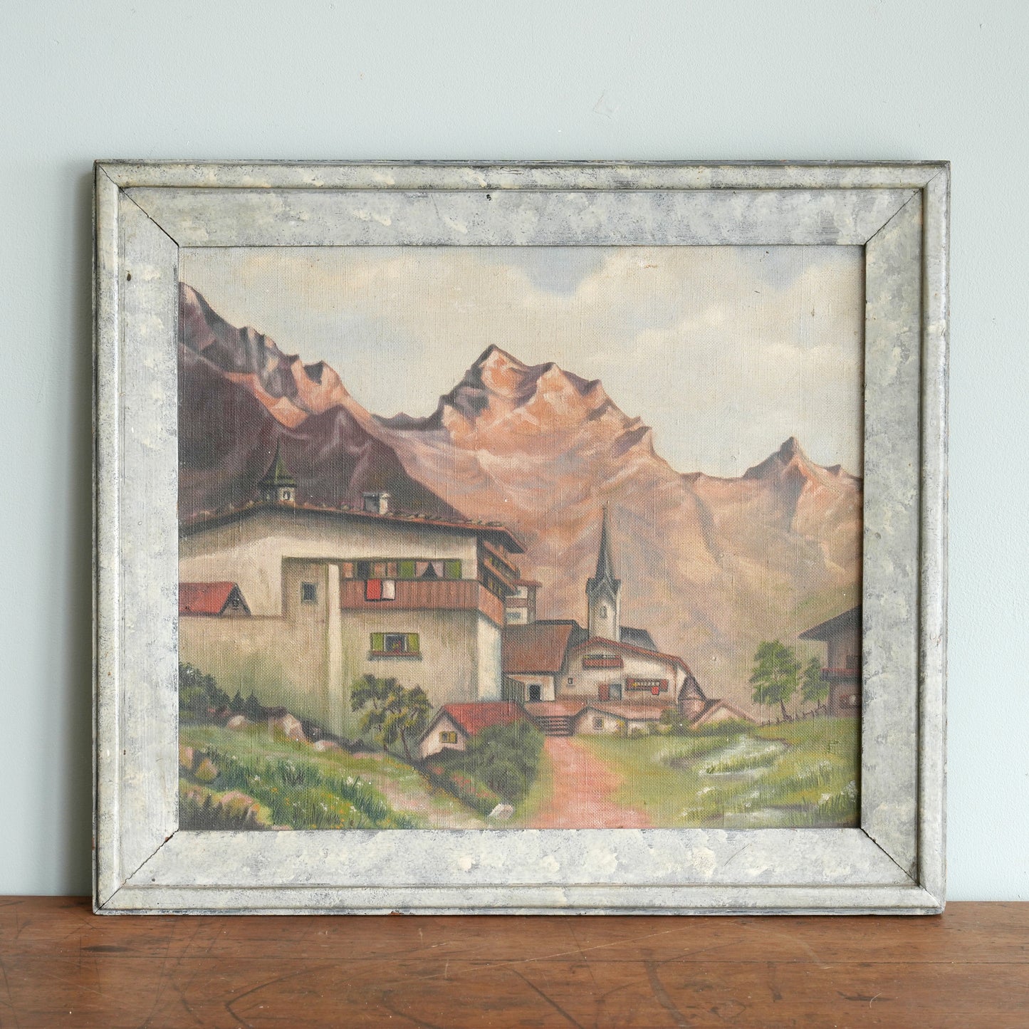 Mountain Village / Unknown Artist, (c. 1930s–50s)
