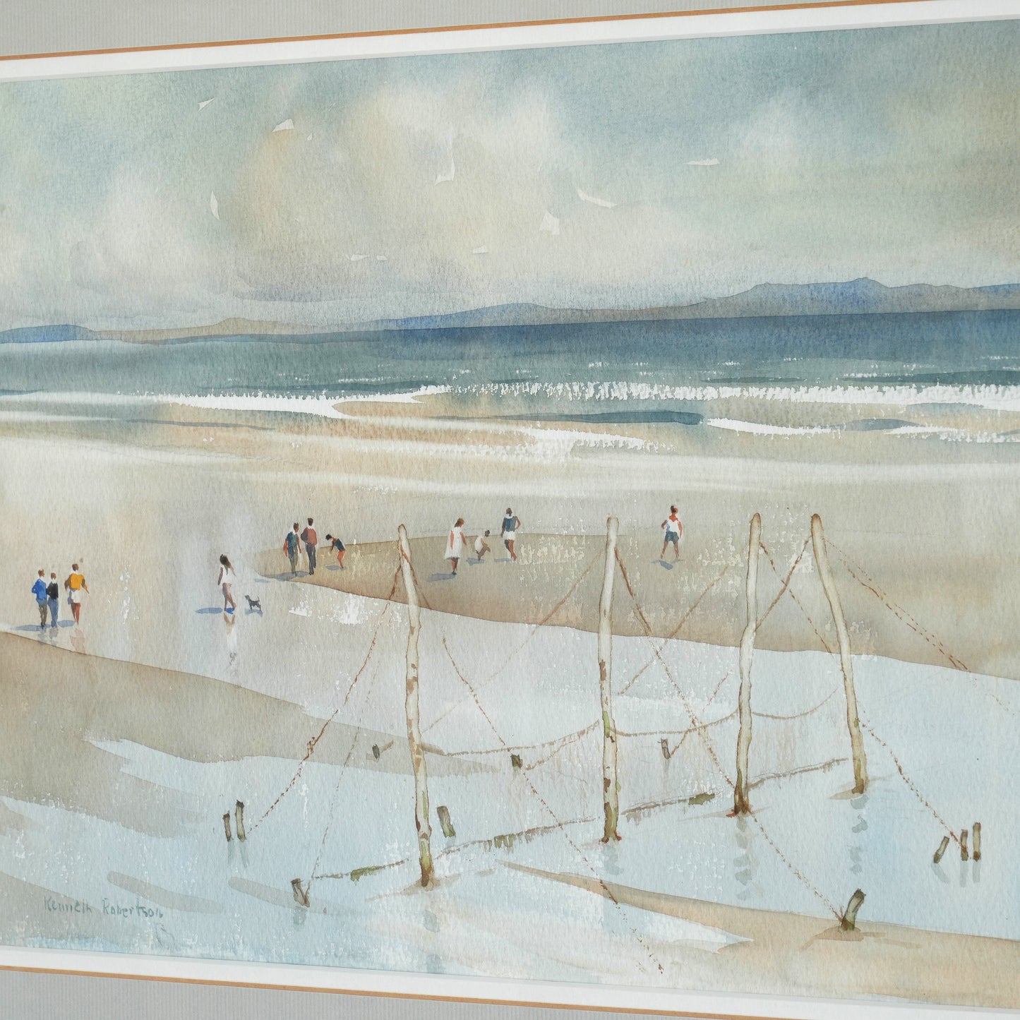 Findhorn Sands / Kenneth Robertson, (Scottish, Late 20th Century)