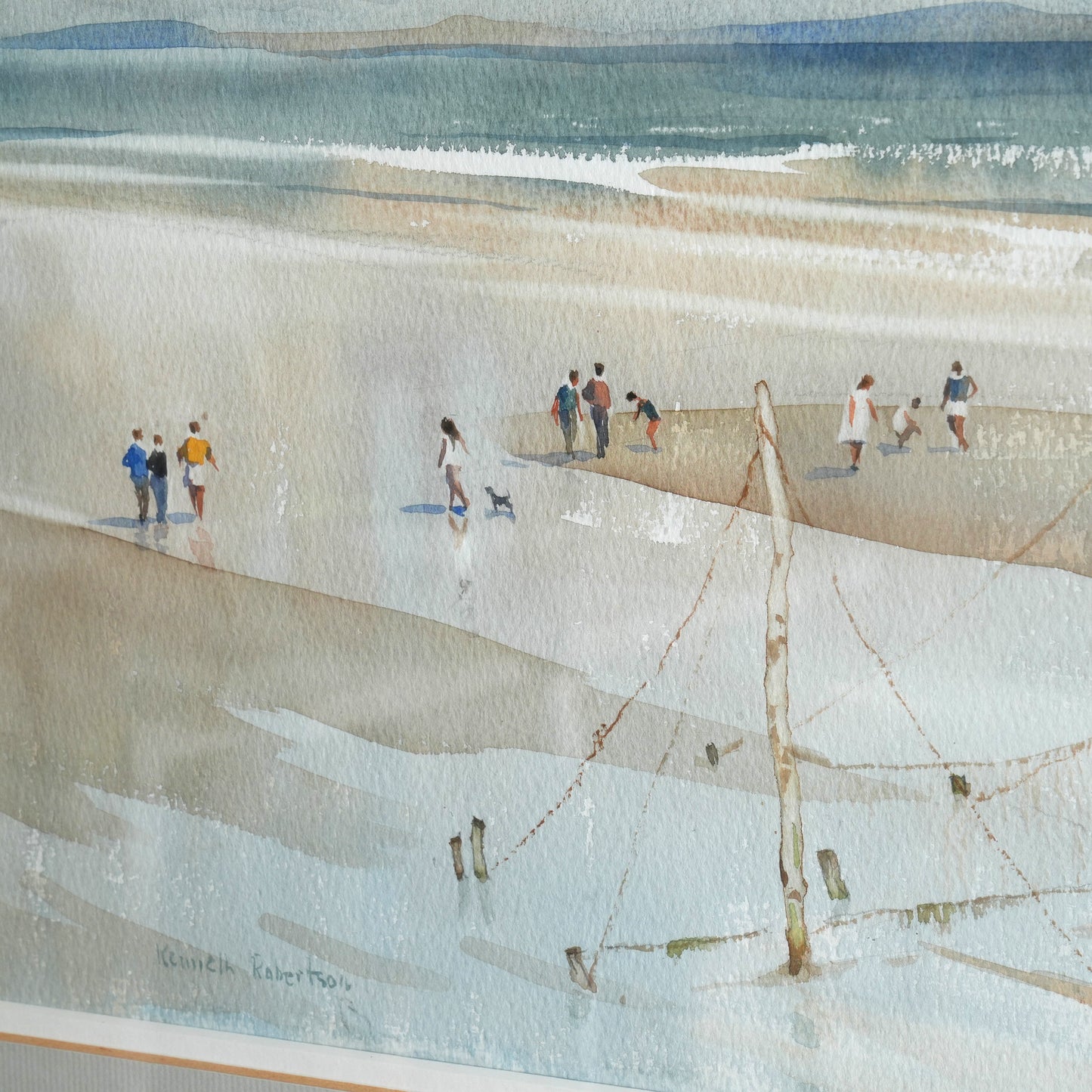 Findhorn Sands / Kenneth Robertson, (Scottish, Late 20th Century)