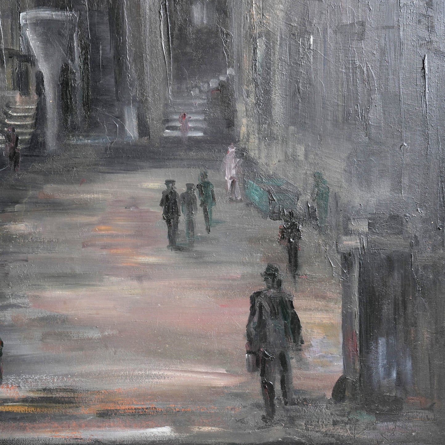 A Bingley Mill Yard-JAMES HARDAKER (English 1901-1991)
