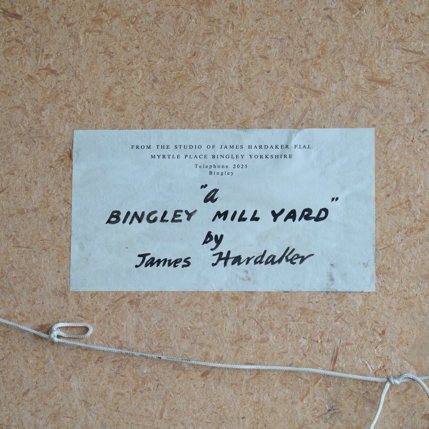 A Bingley Mill Yard-JAMES HARDAKER (English 1901-1991)
