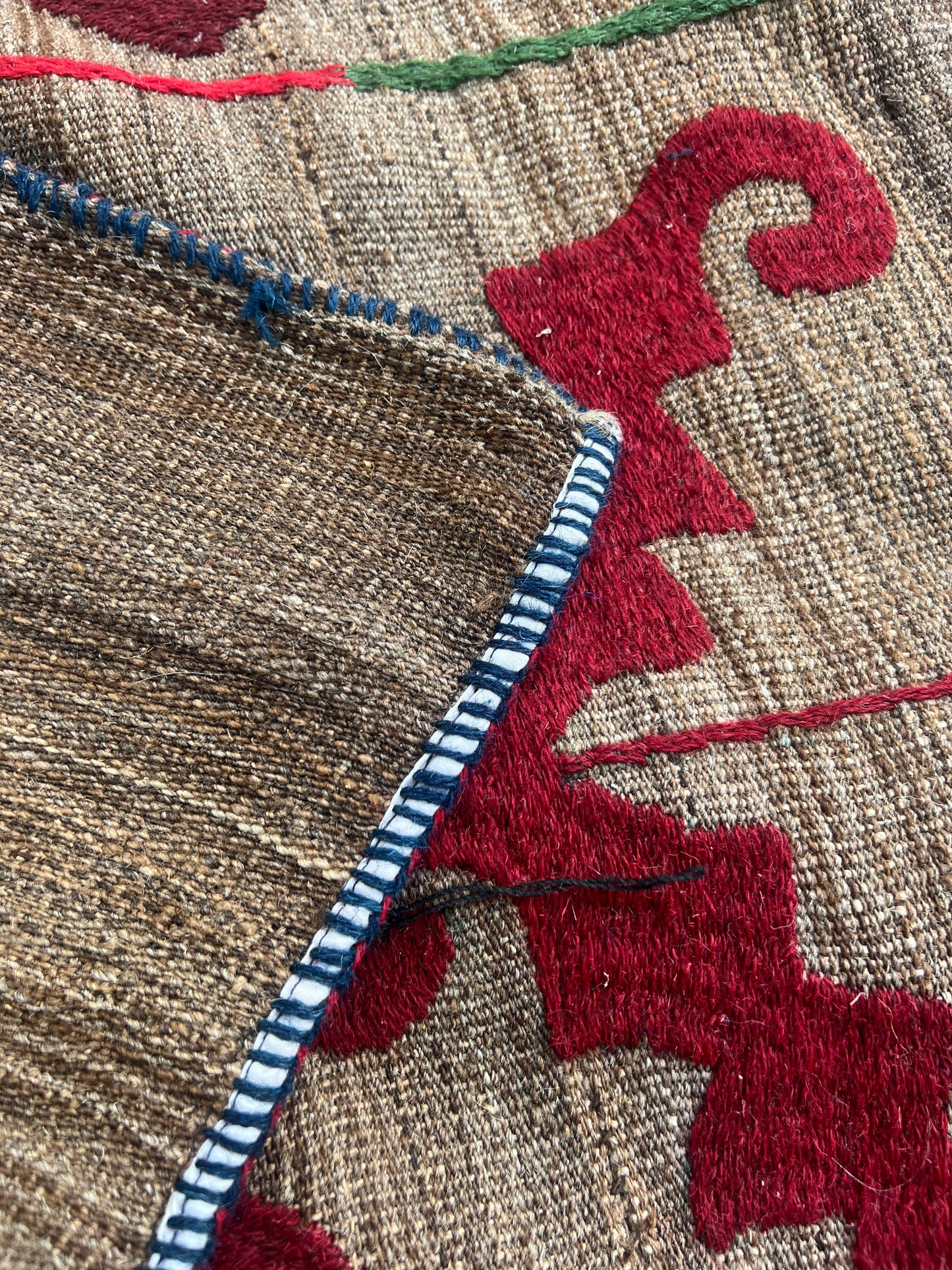 Handmade Wool Traditional Suzani Uzbeki Kilim Rug - 382cm by 260cm - No 2