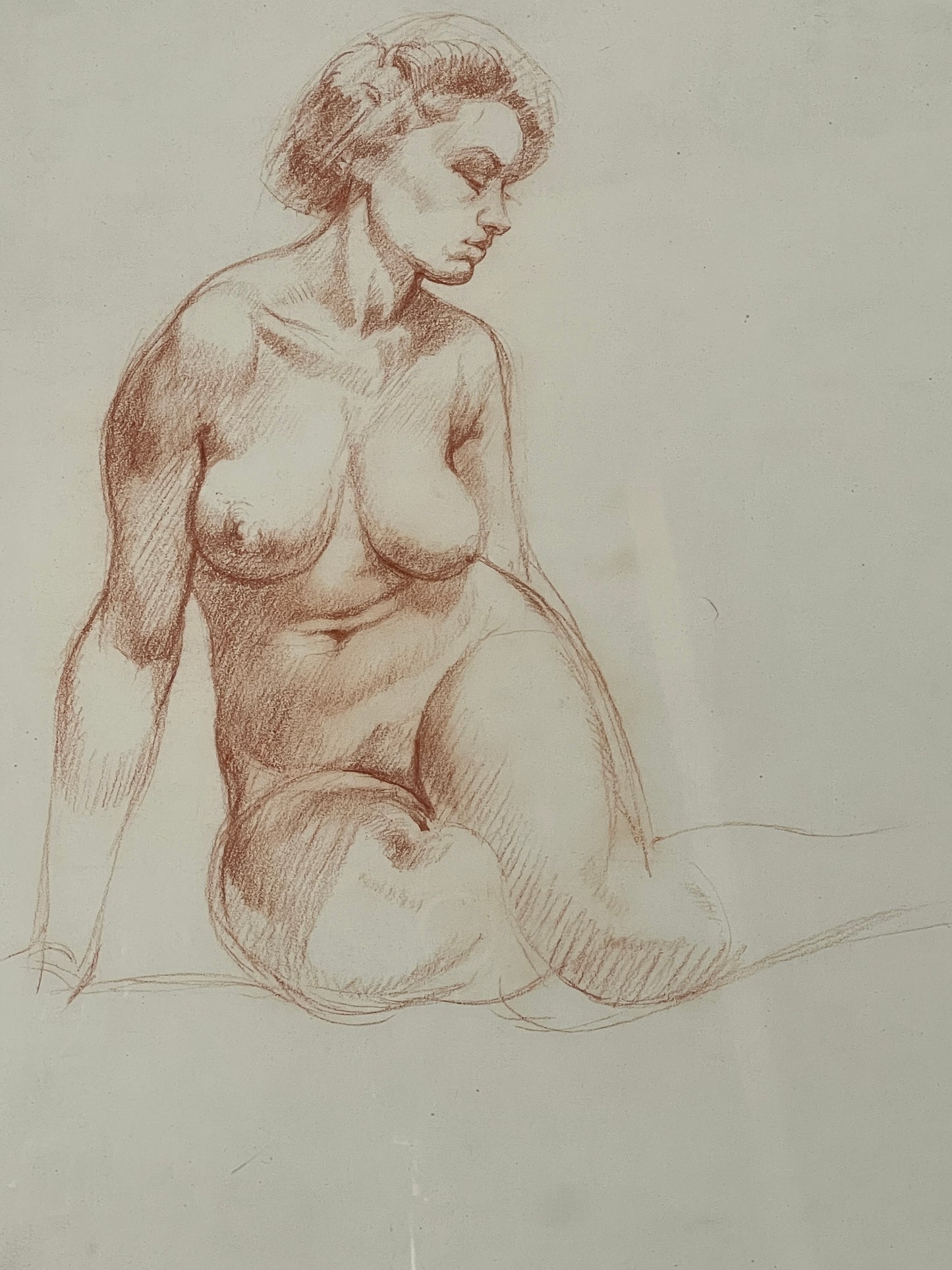 Edward G Powell (Scottish 1905-1997) - A Quartet of Female Nude Studies