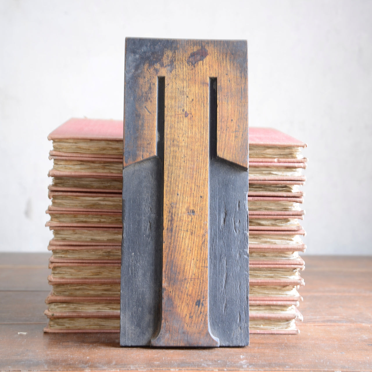 Rare English 1920’s Wooden Letterpress Type - 30cm