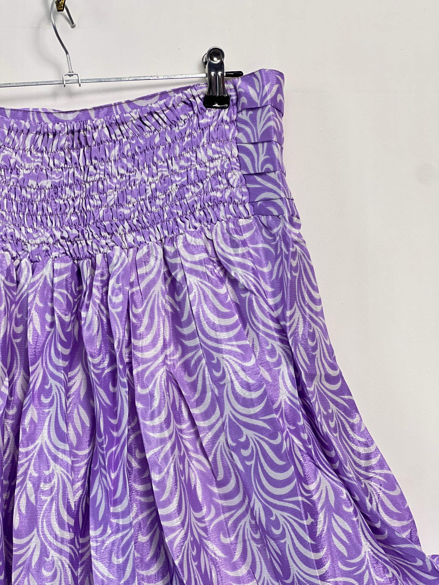 Vintage Saree Silk Pleated Skirt