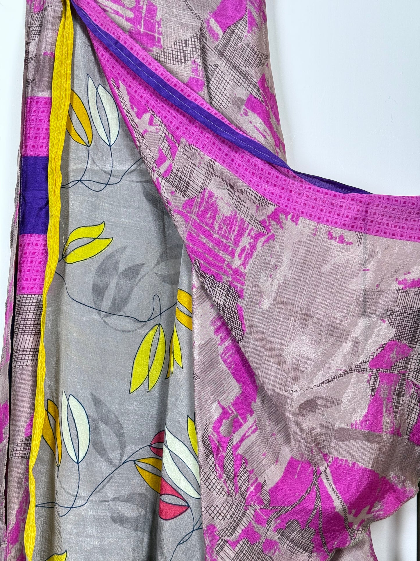Vintage Saree Silk Wrap Skirt