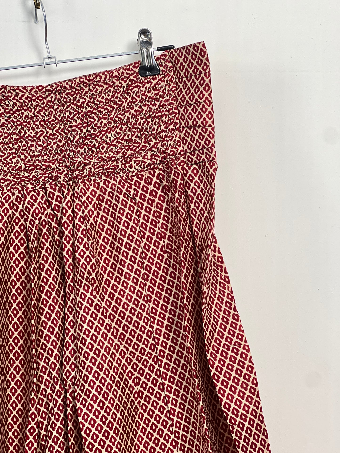 Vintage Saree Silk Pleated Skirt