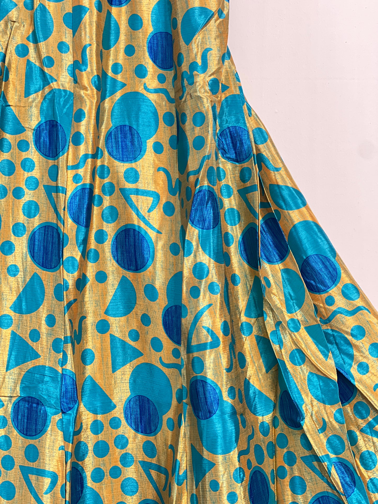 Vintage Saree Silk Pleated Skirt