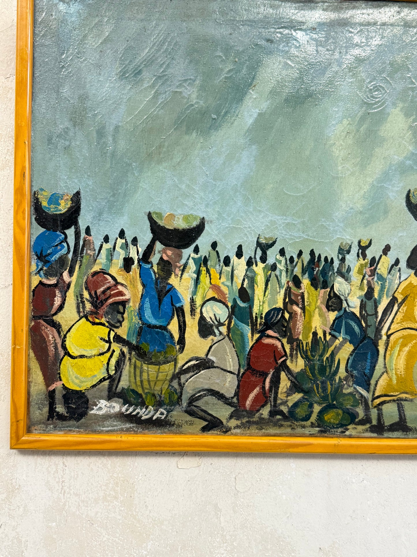1950's African Market Gathering | Bounda
