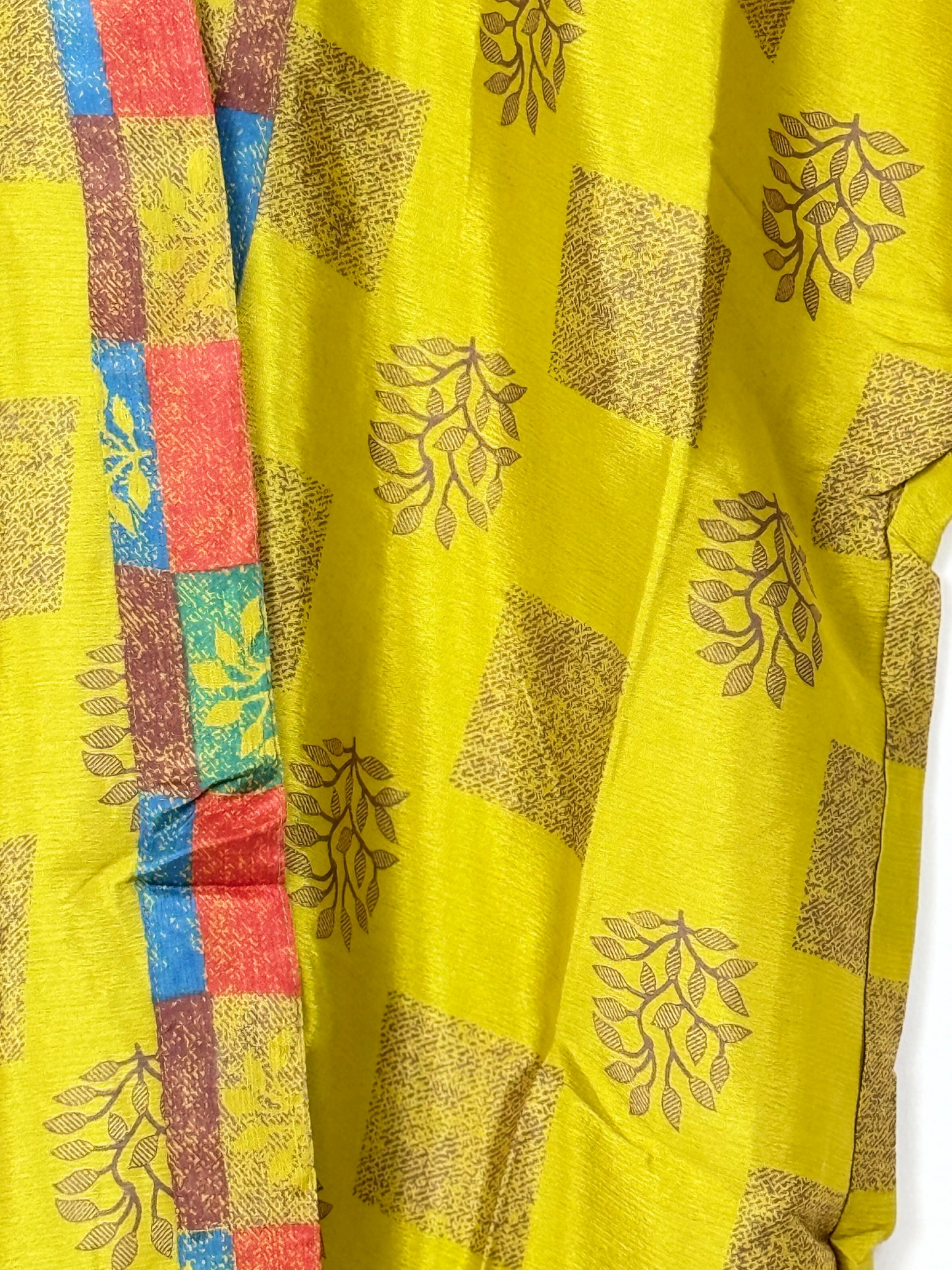 Vintage Saree Silk Trousers & Shirt Co-ordinated Set