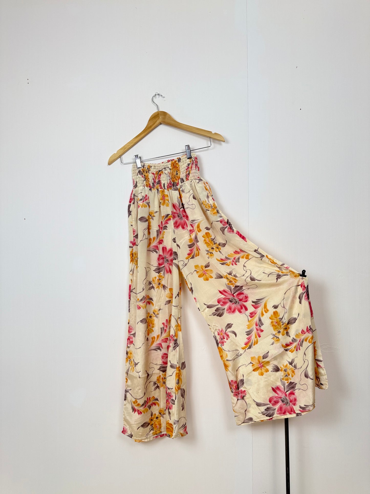 Vintage Saree Silk Trousers & Shirt Co-ordinated Set