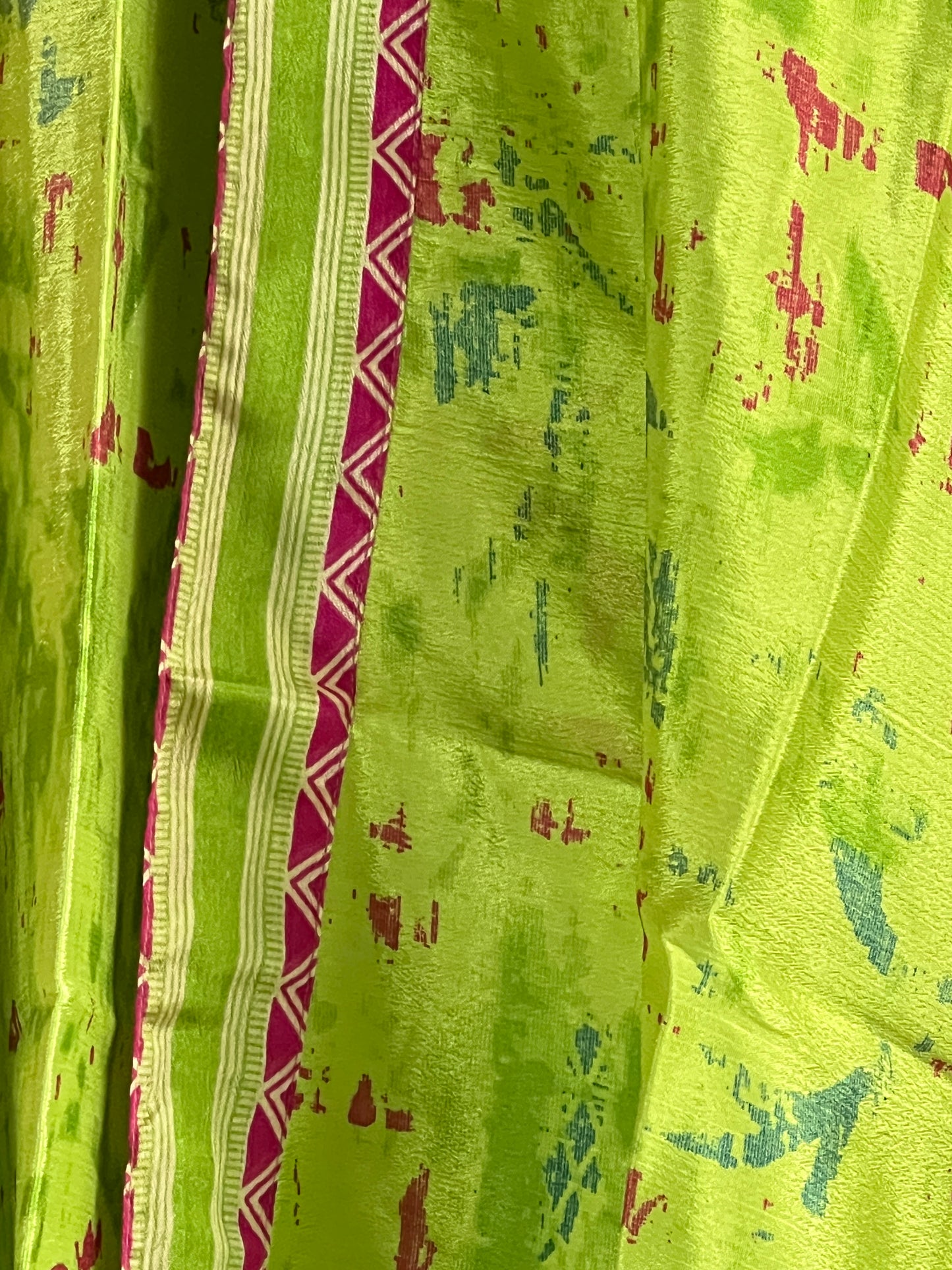 Vintage Saree Silk Trousers & Shirt Co-ordinated Set