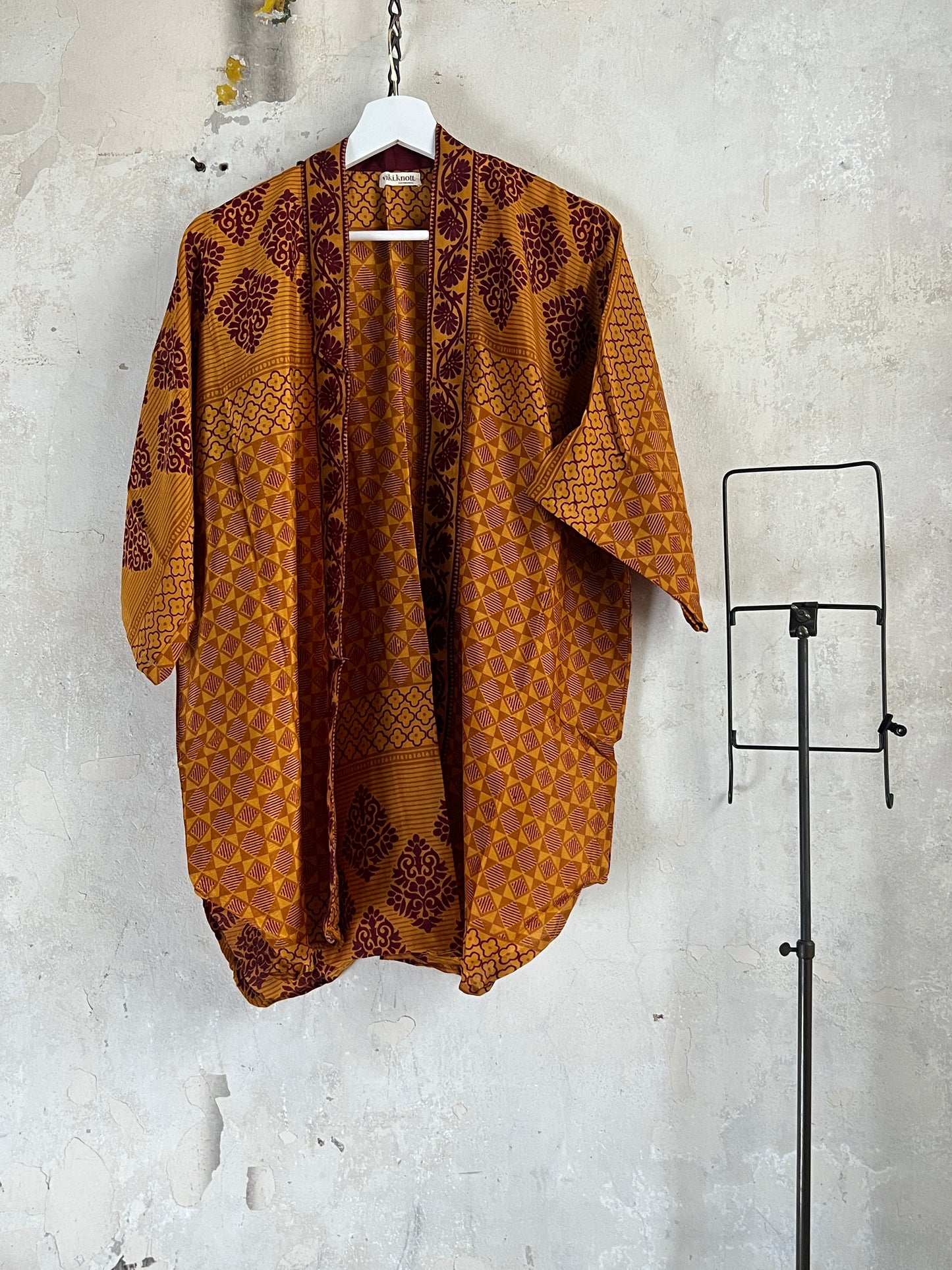 Vintage Saree Silk Trousers & Shirt Co-ordinated Set